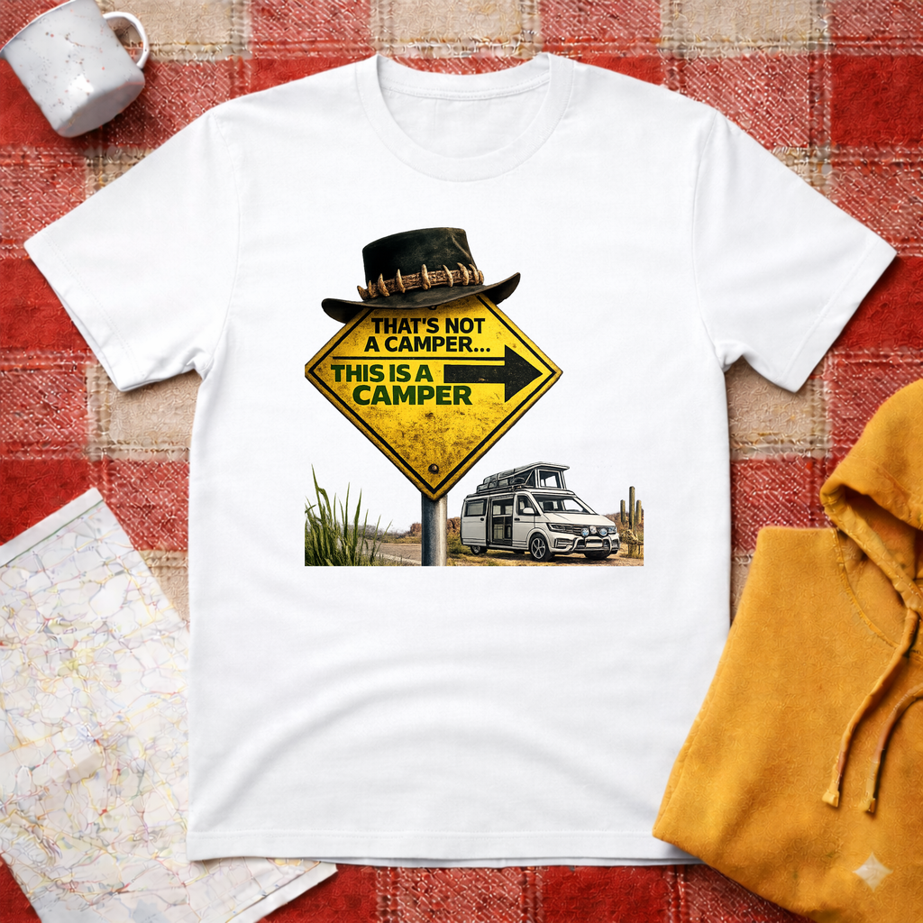 Crocodile Dundee VW Camper- T-shirt