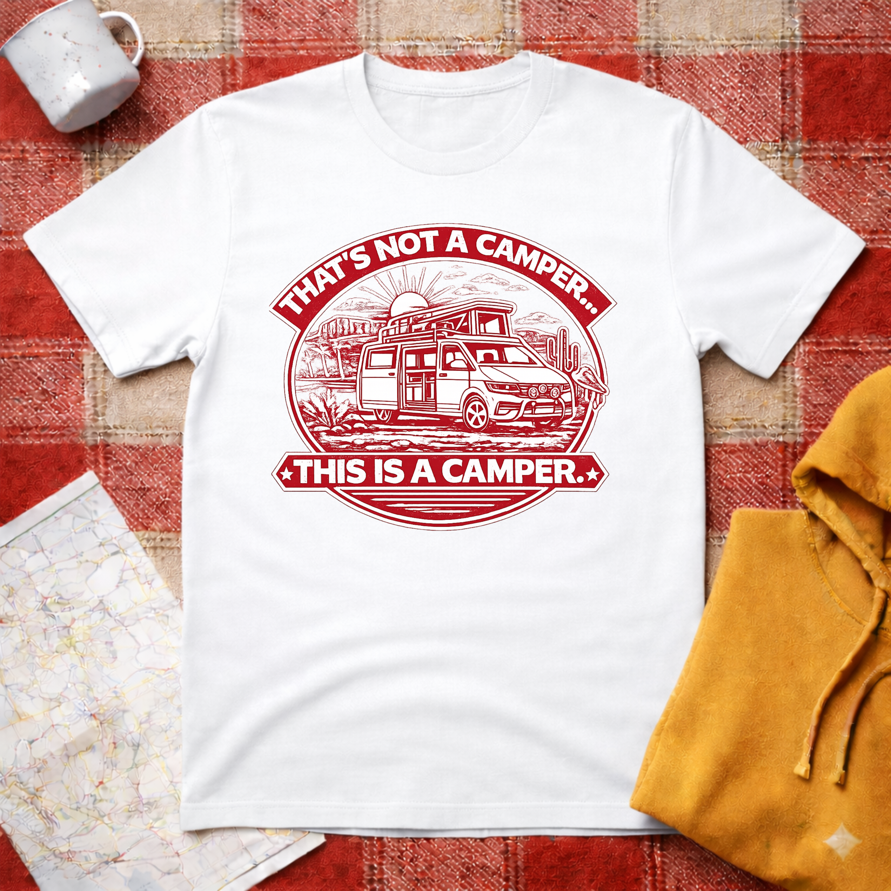 Crocodile Dundee- VW Camper- T-shirt