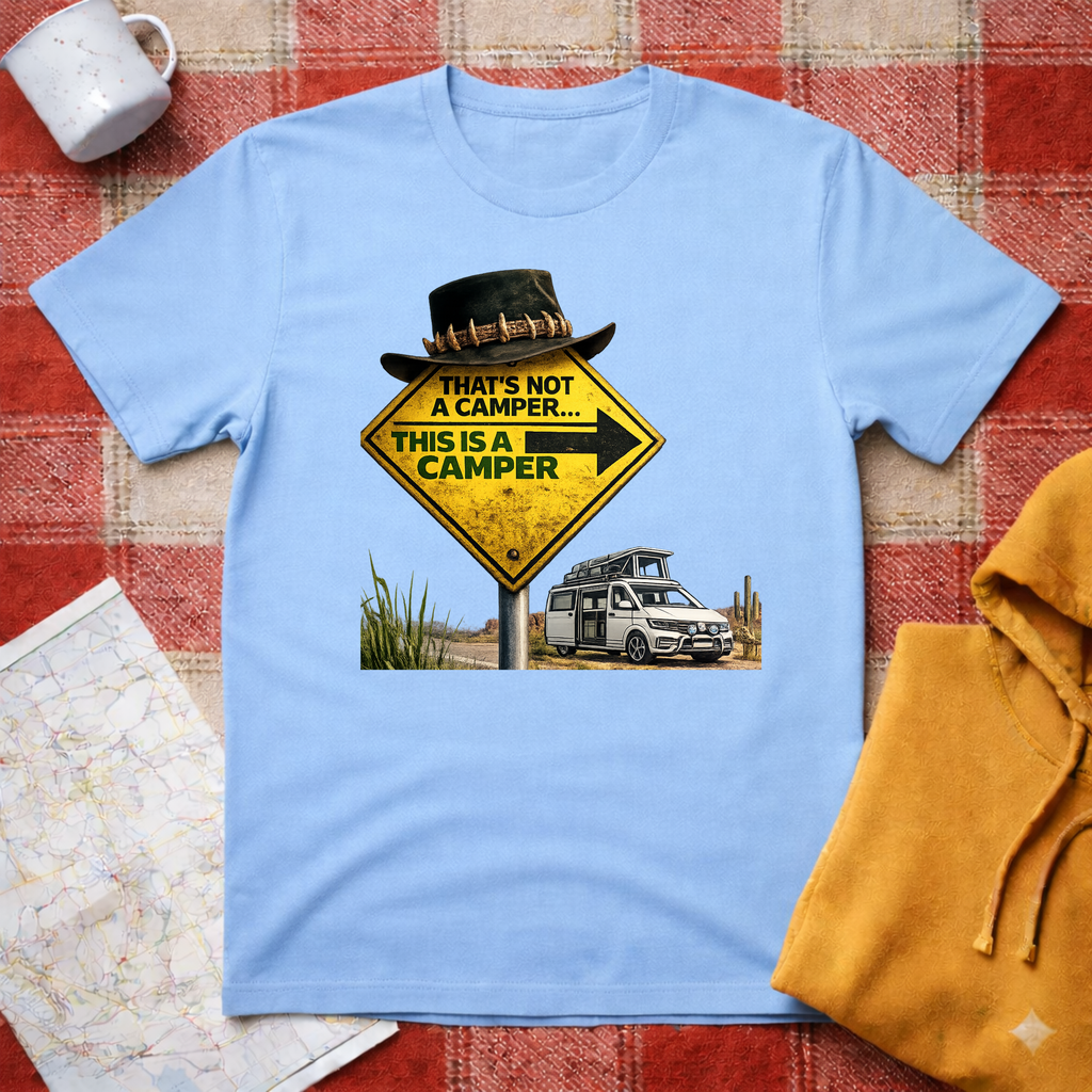 Crocodile Dundee VW Camper- T-shirt