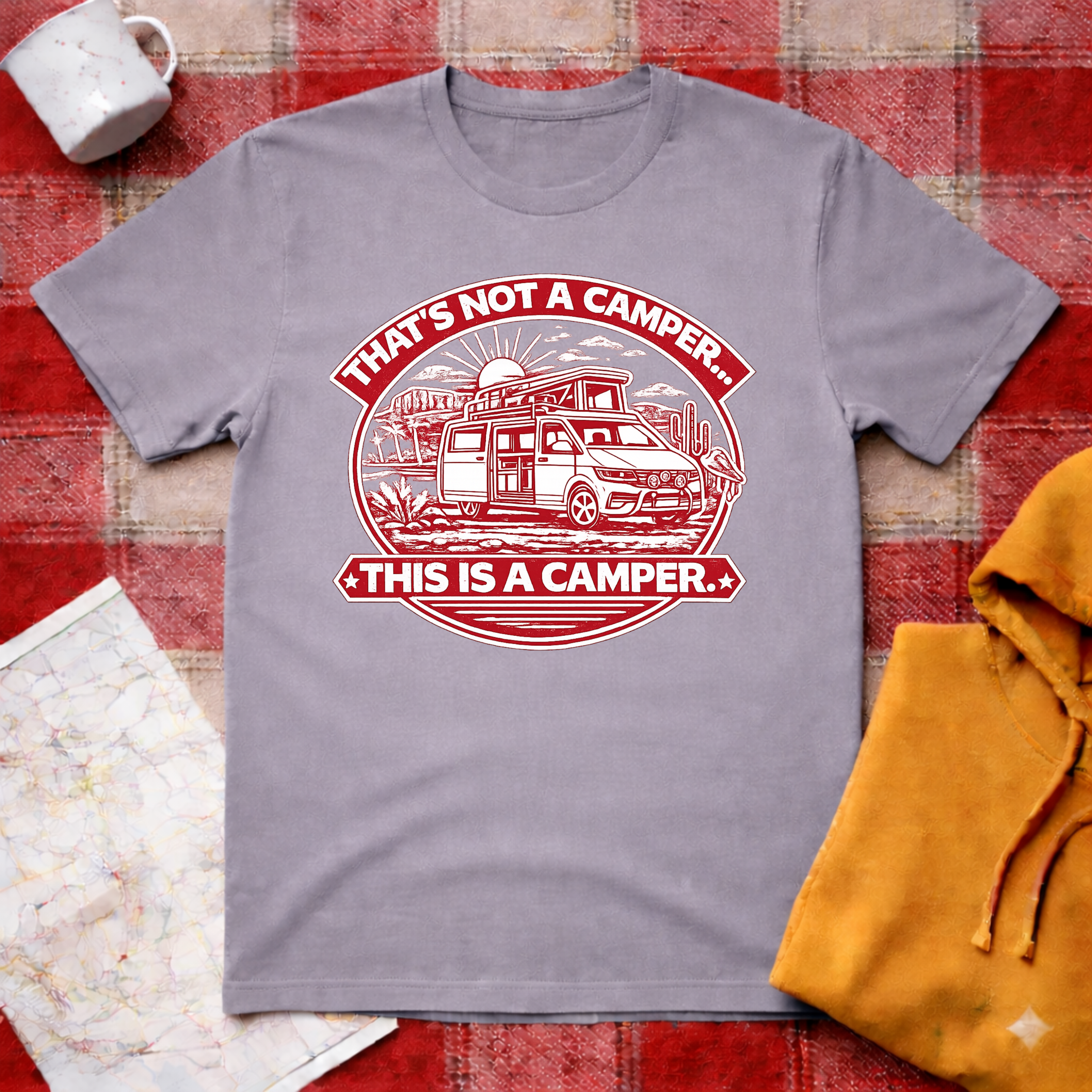 Crocodile Dundee- VW Camper- T-shirt
