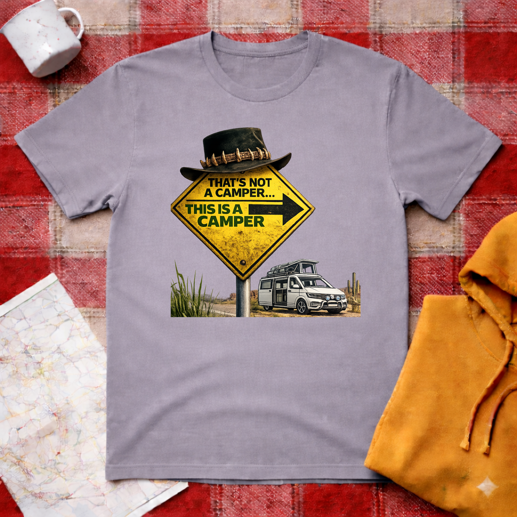 Crocodile Dundee VW Camper- T-shirt
