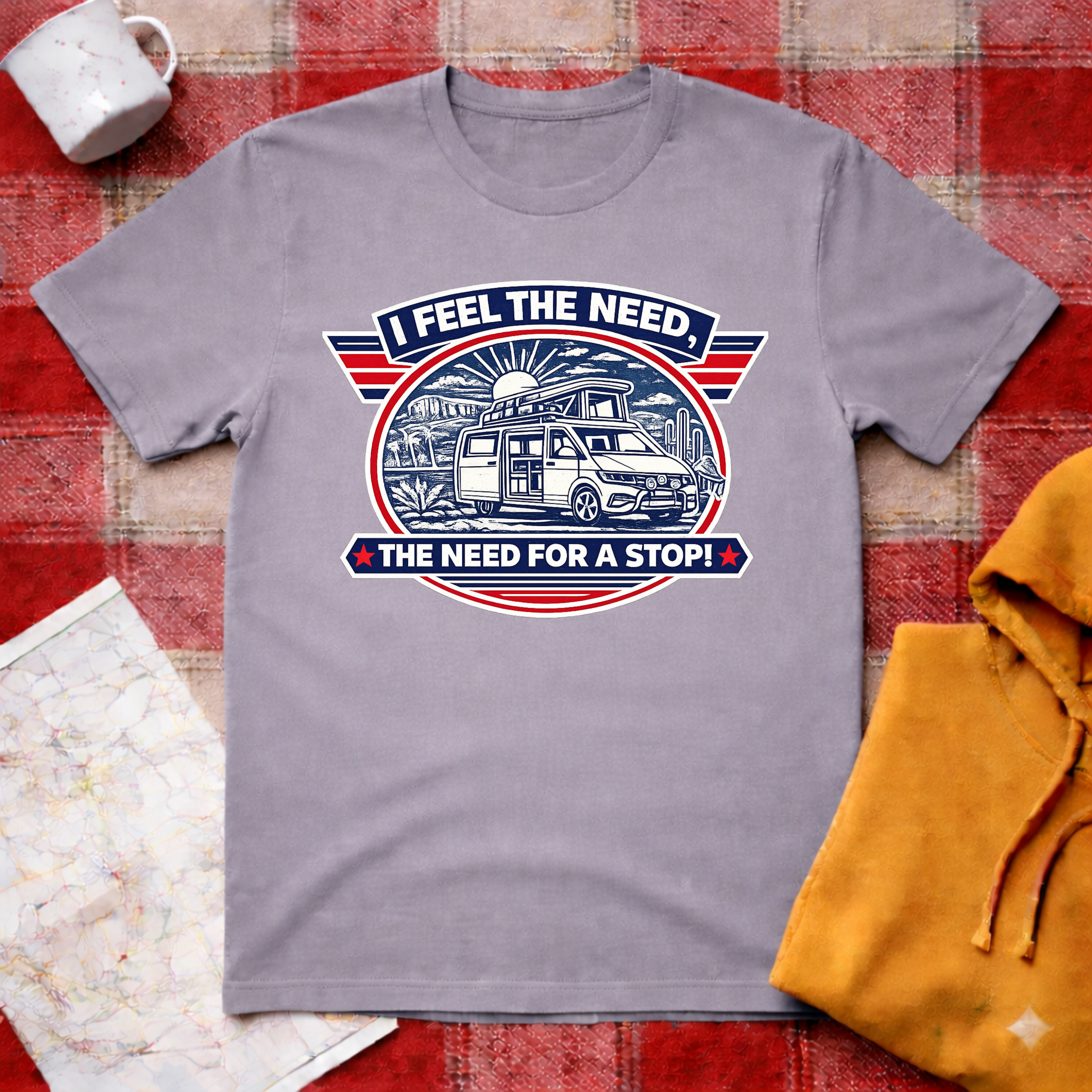 Top Gun VW Camper- T-shirt