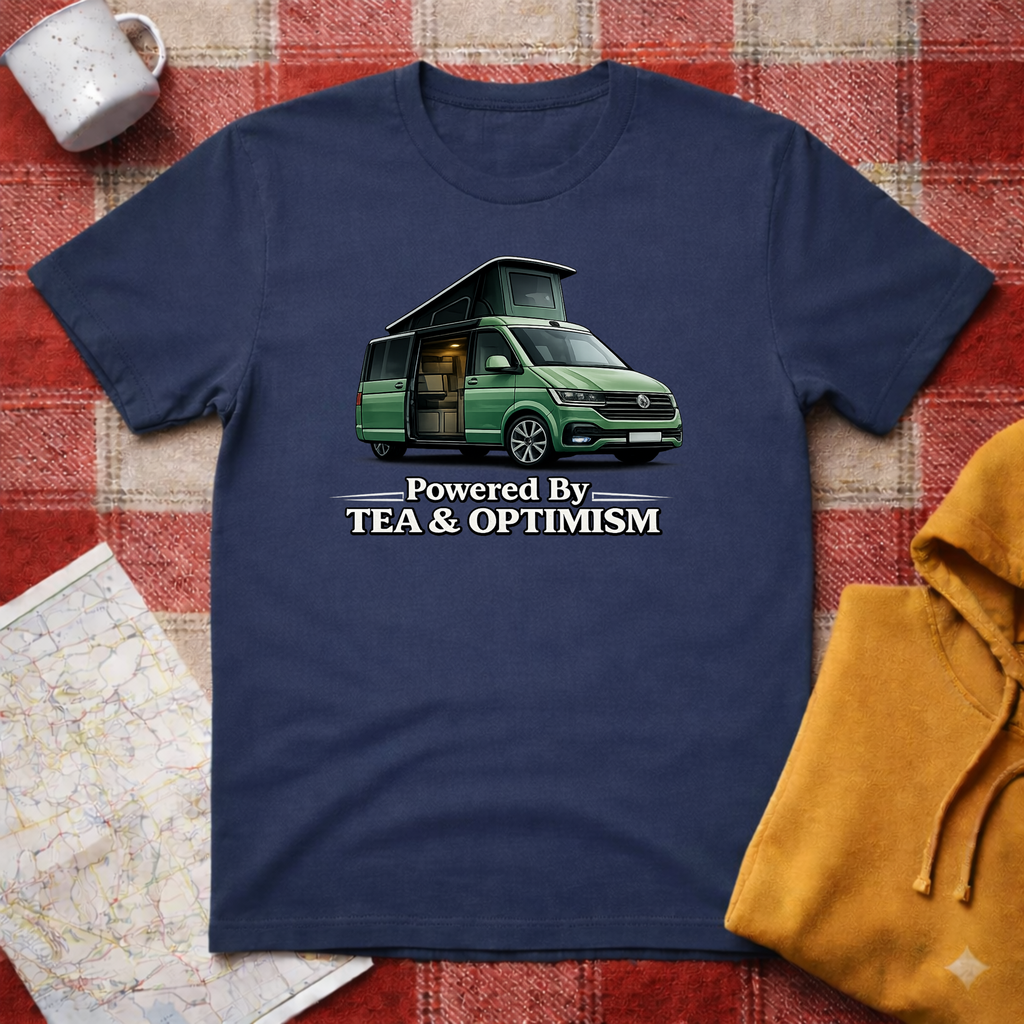 Powered By Tea & Optimism - T-shirt