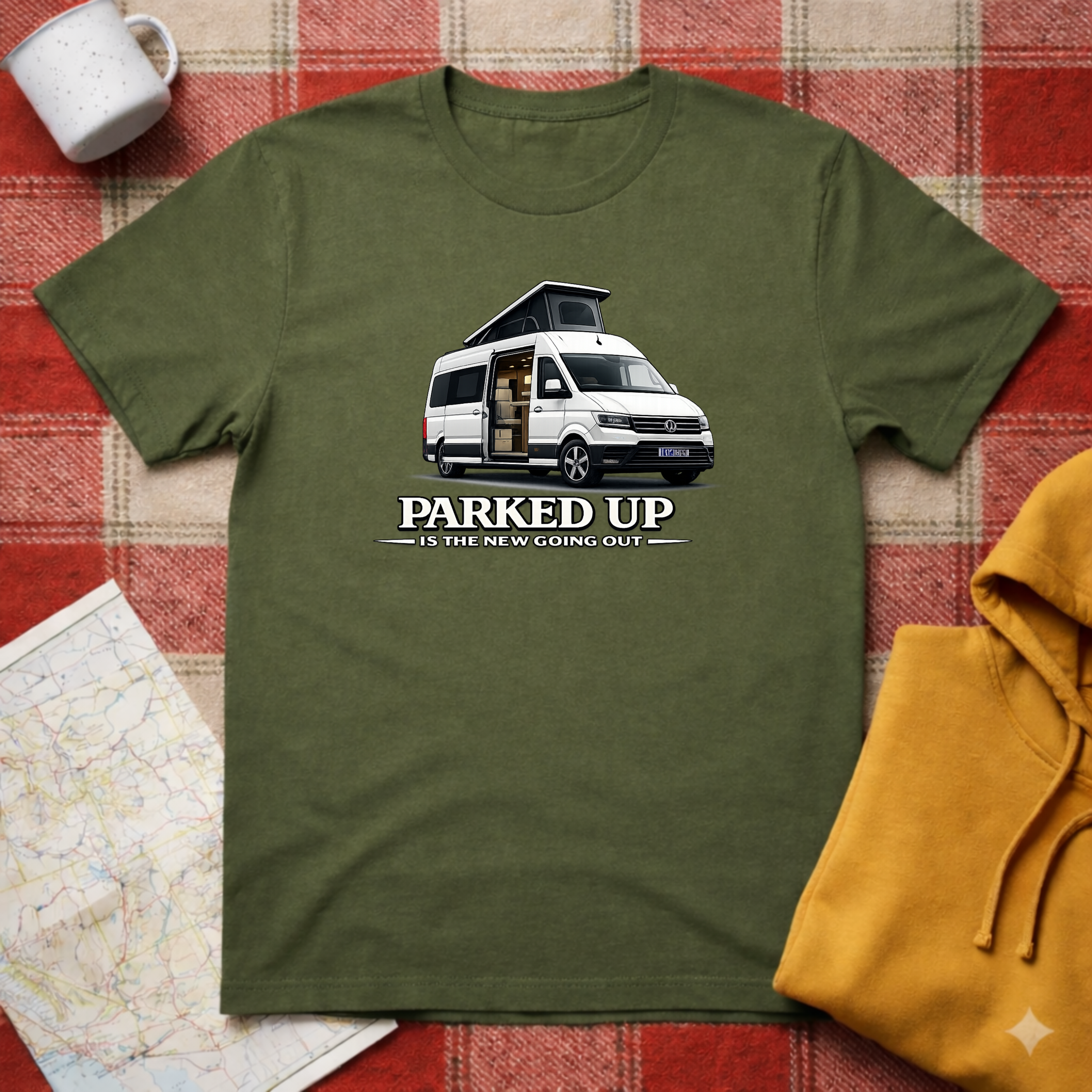 Parked Up Is The New Going Out - T-shirt