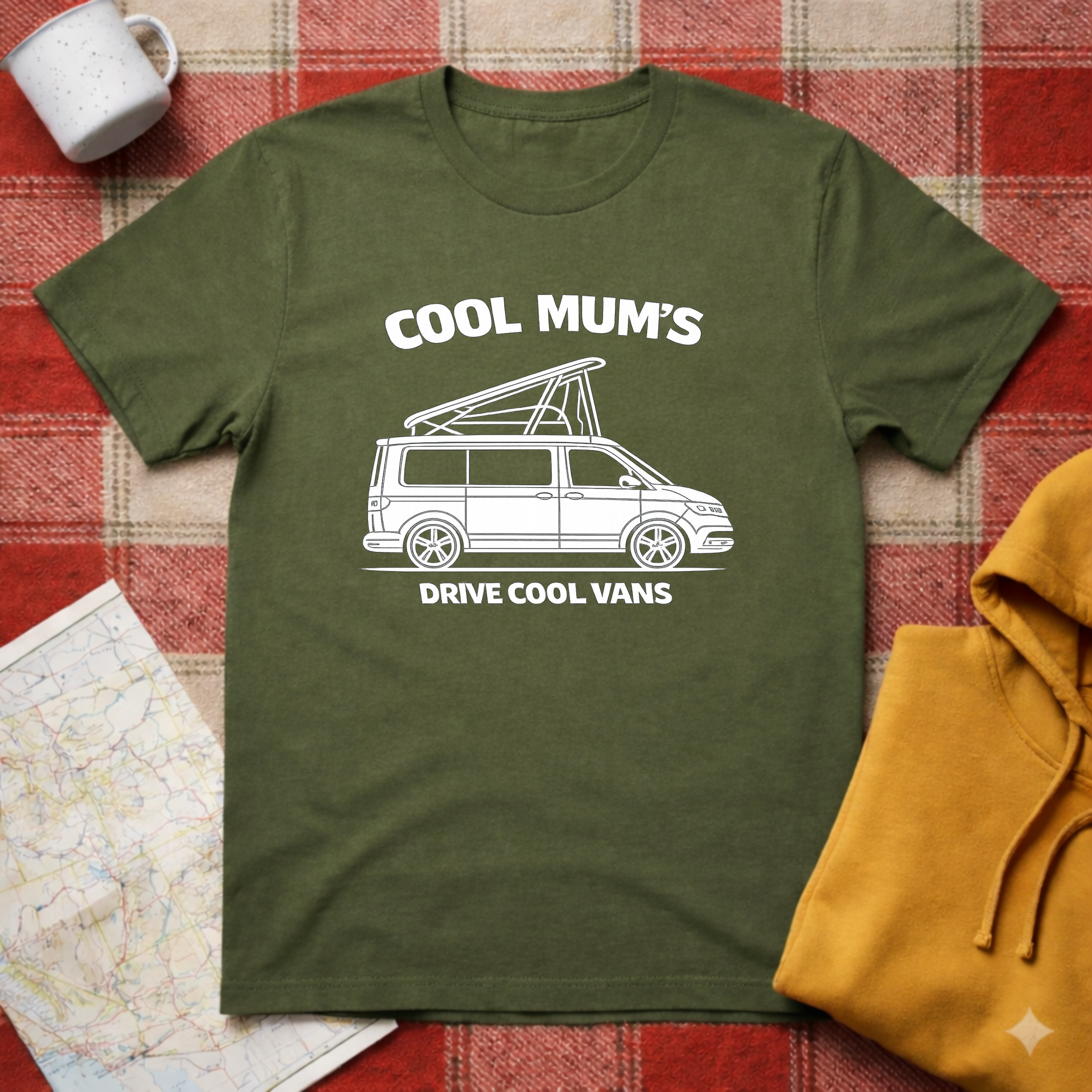 Cool Mums Drive Cool Vans- T-shirt