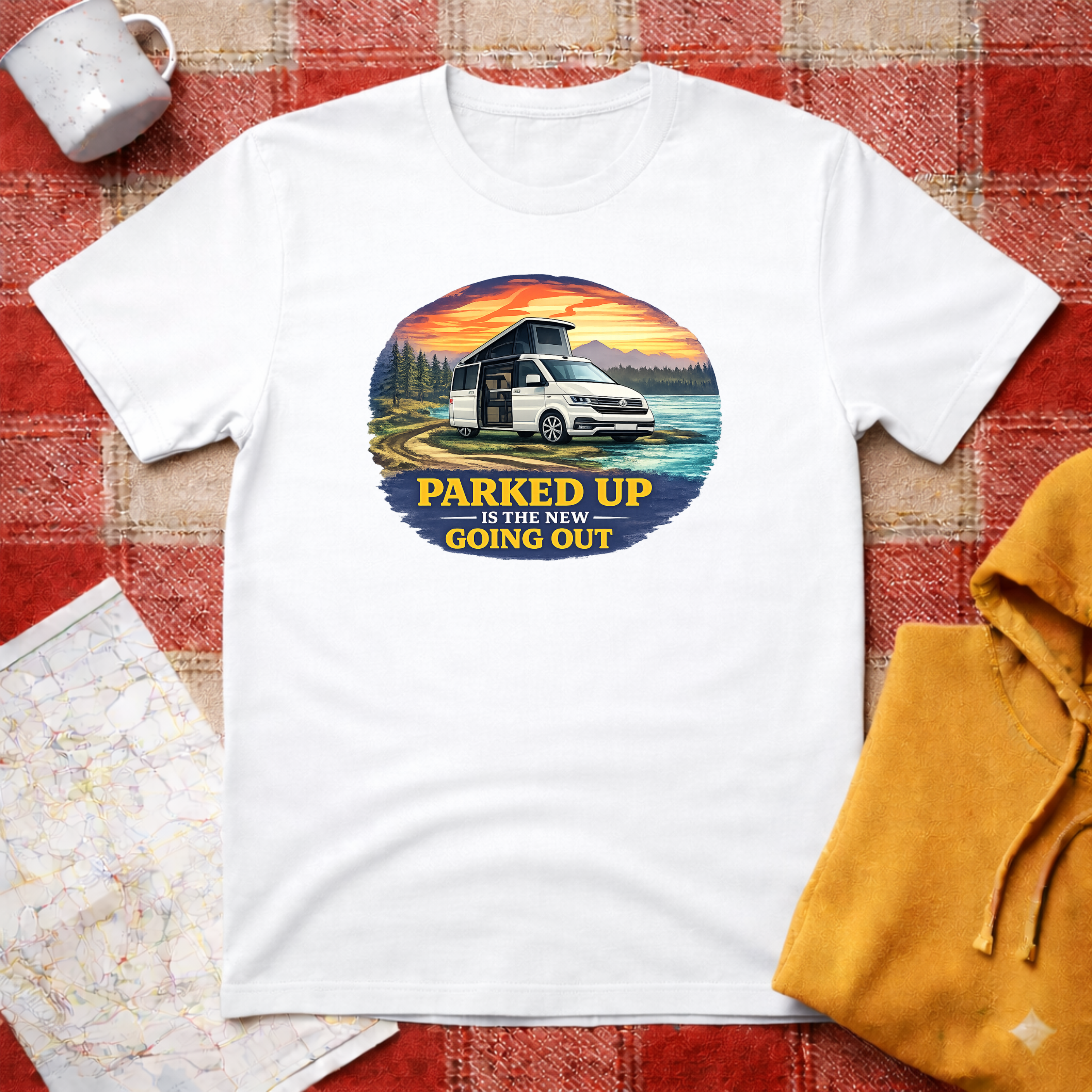 Parked Up Is The New Going Out - T-shirt