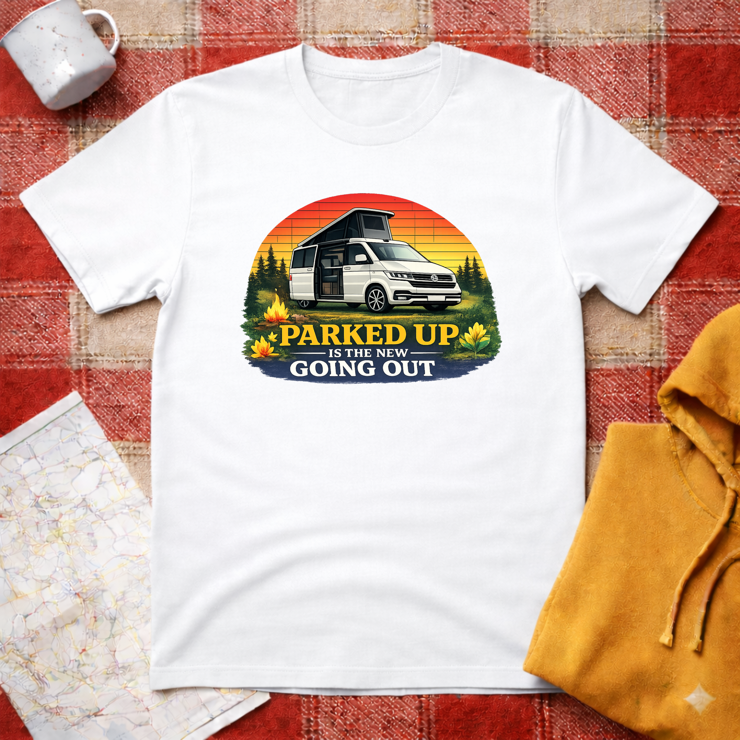 Parked Up Is The New Going Out - T-Shirt