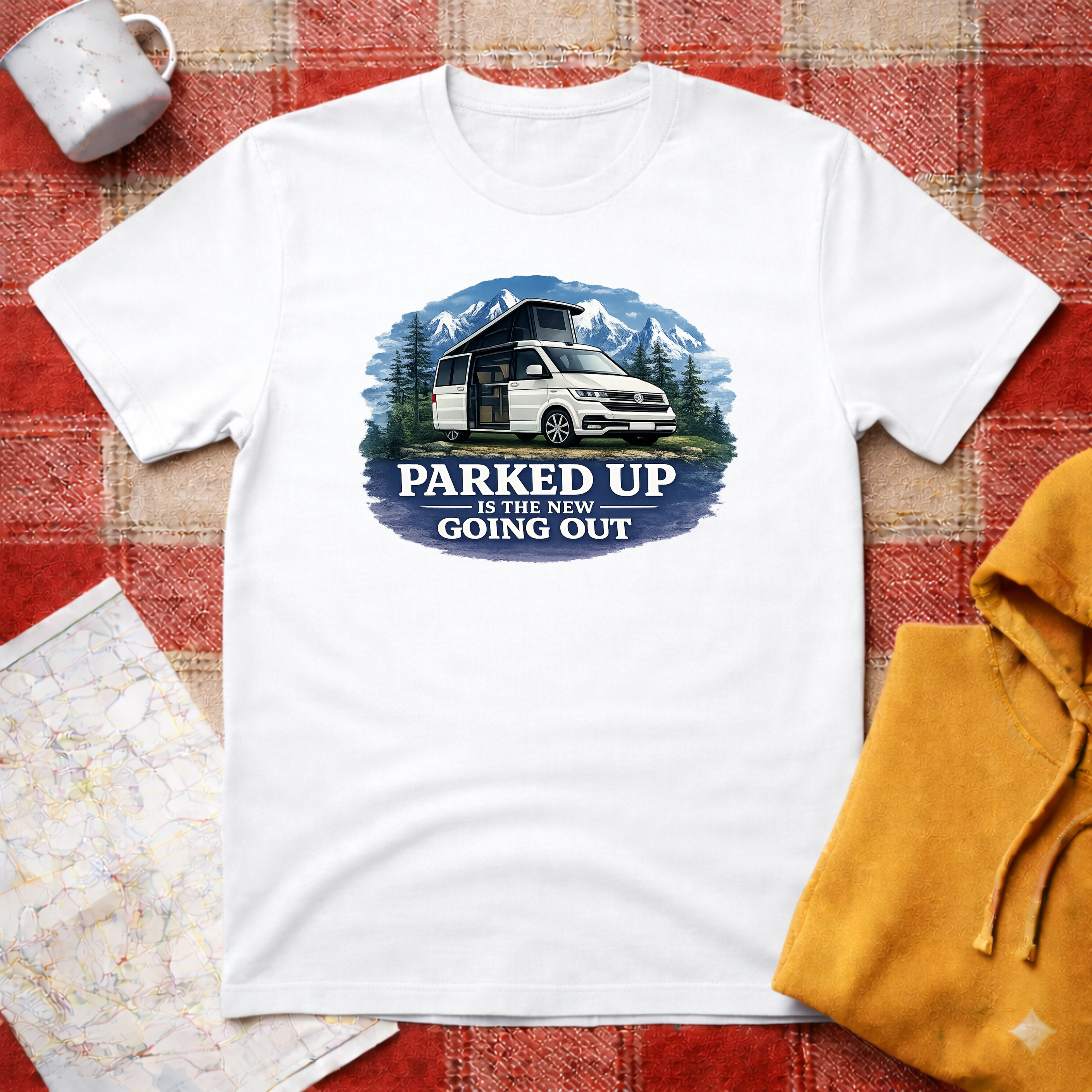 Parked Up Is The New Going Out - T-Shirt