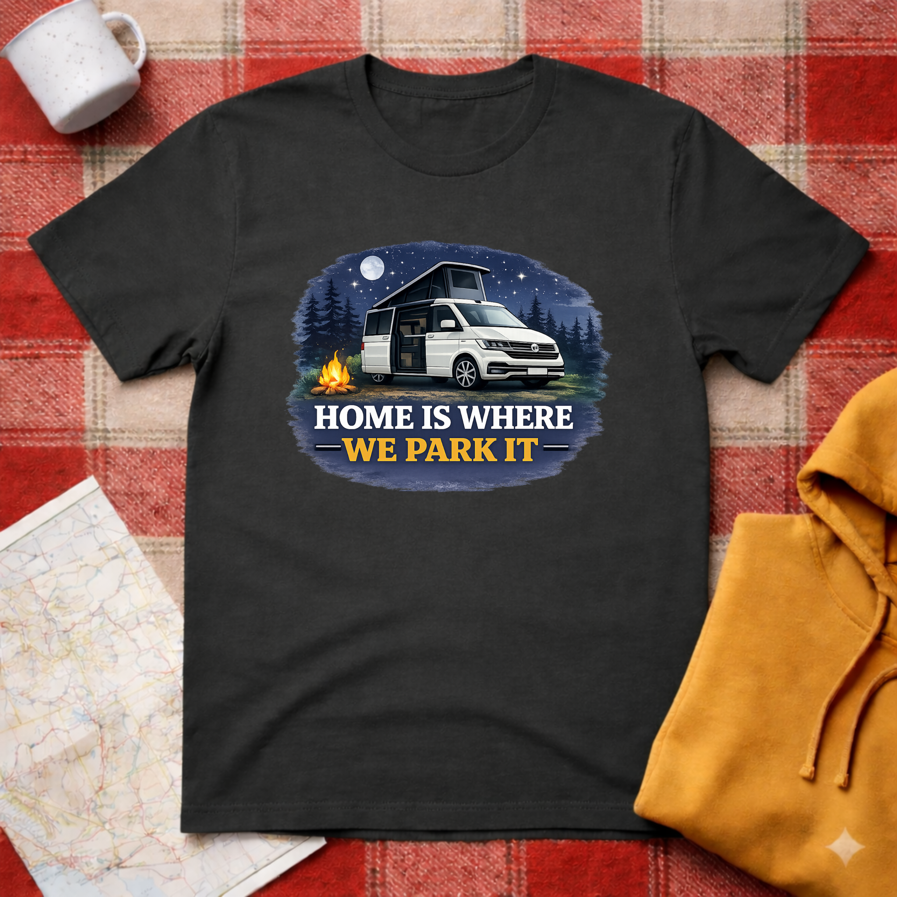 Home Is Where We Park It - T-Shirt