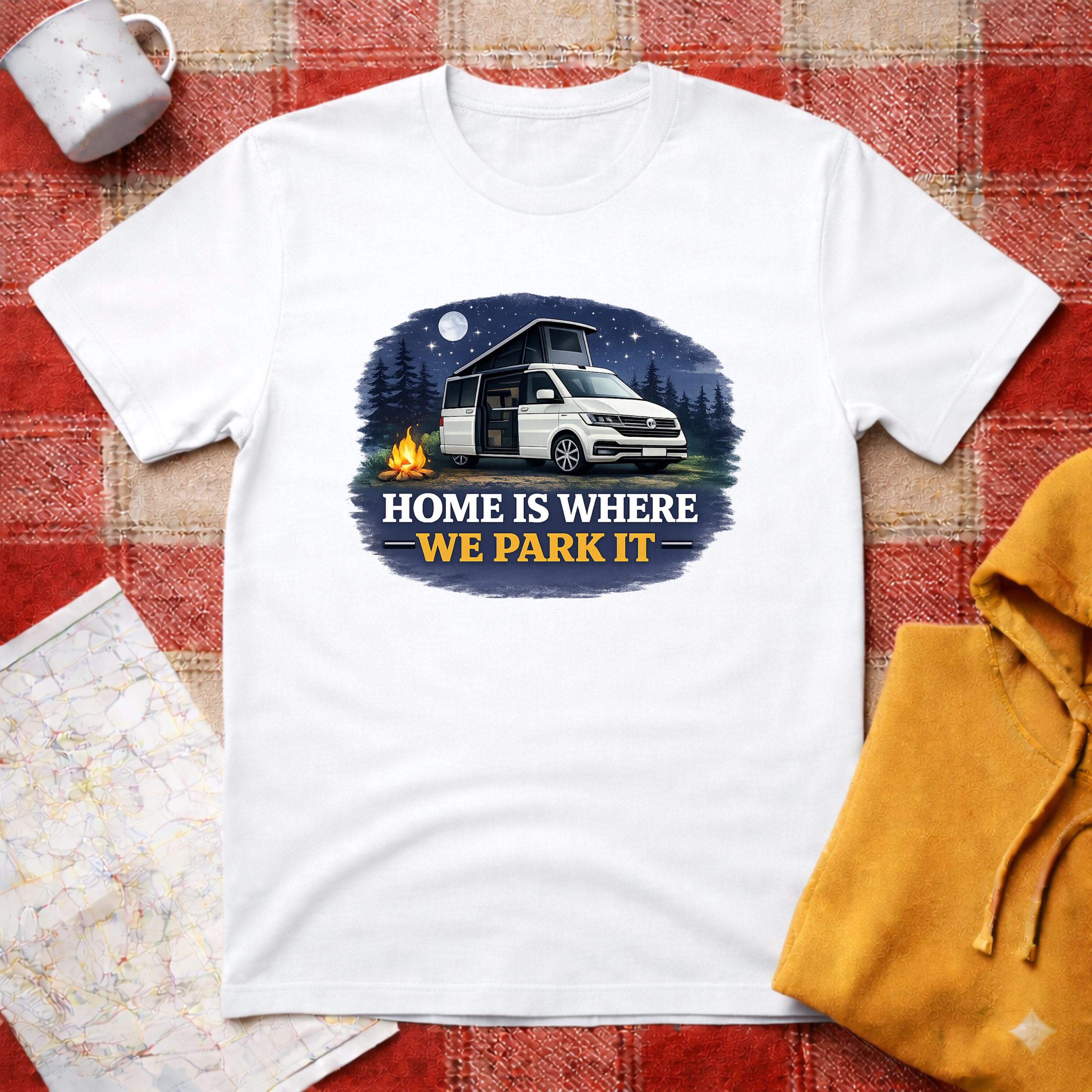 Home Is Where We Park It - T-Shirt