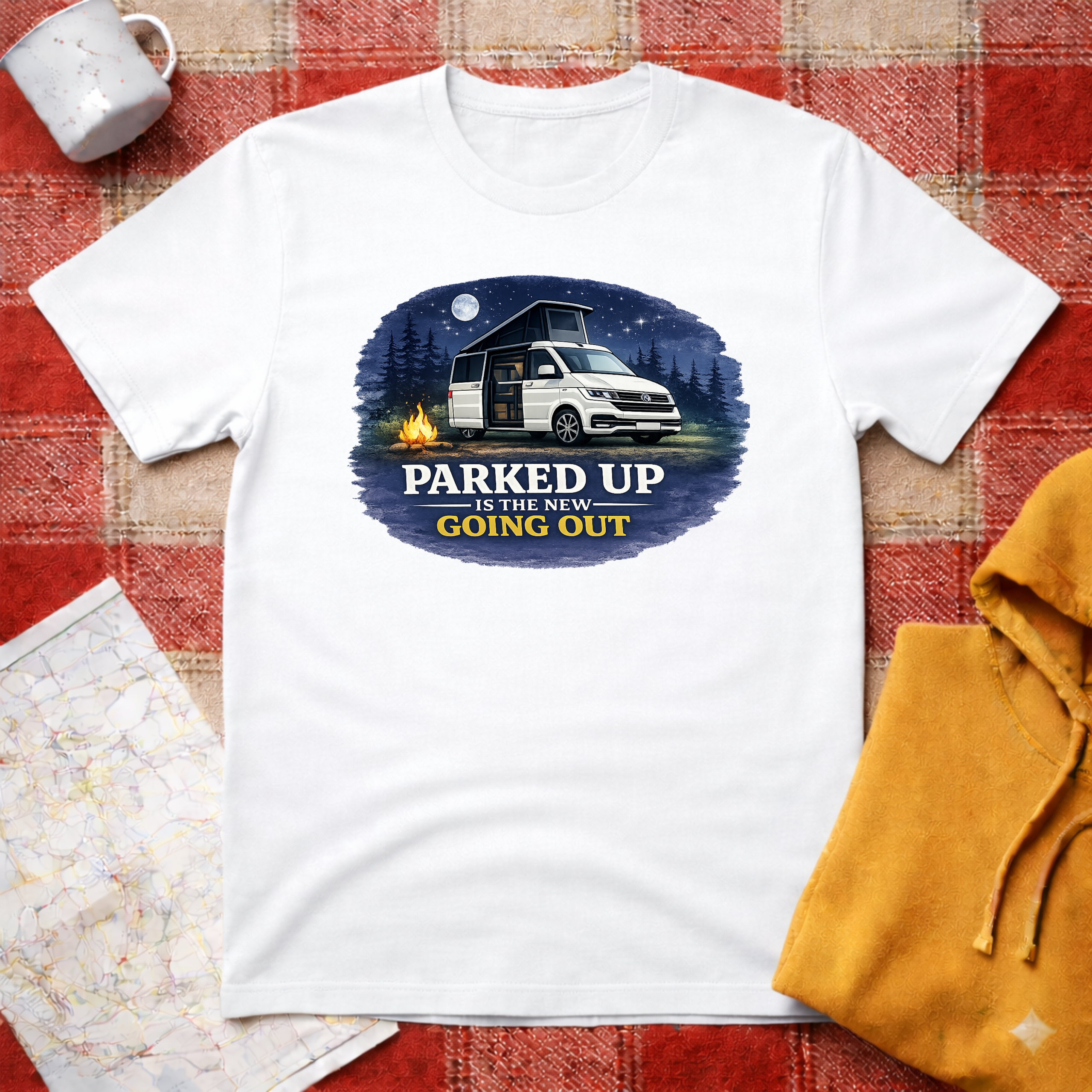 Parked Up Is The New Going Out - T-Shirt