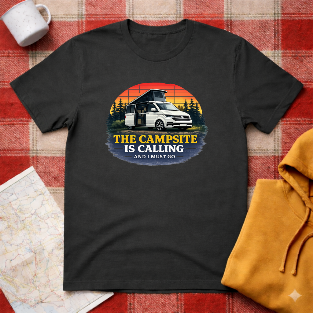The Campsite Is Calling - T-Shirt