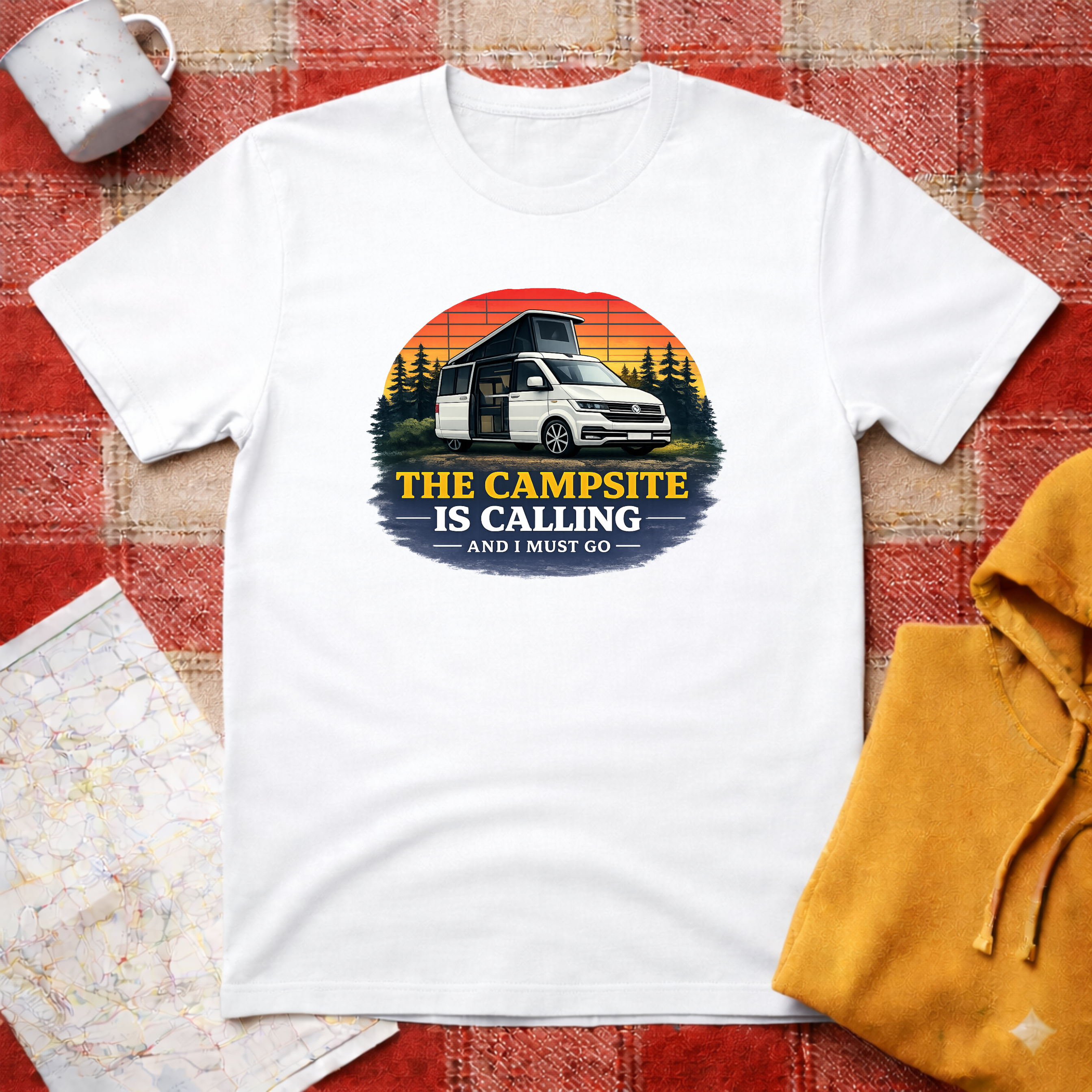The Campsite Is Calling - T-Shirt