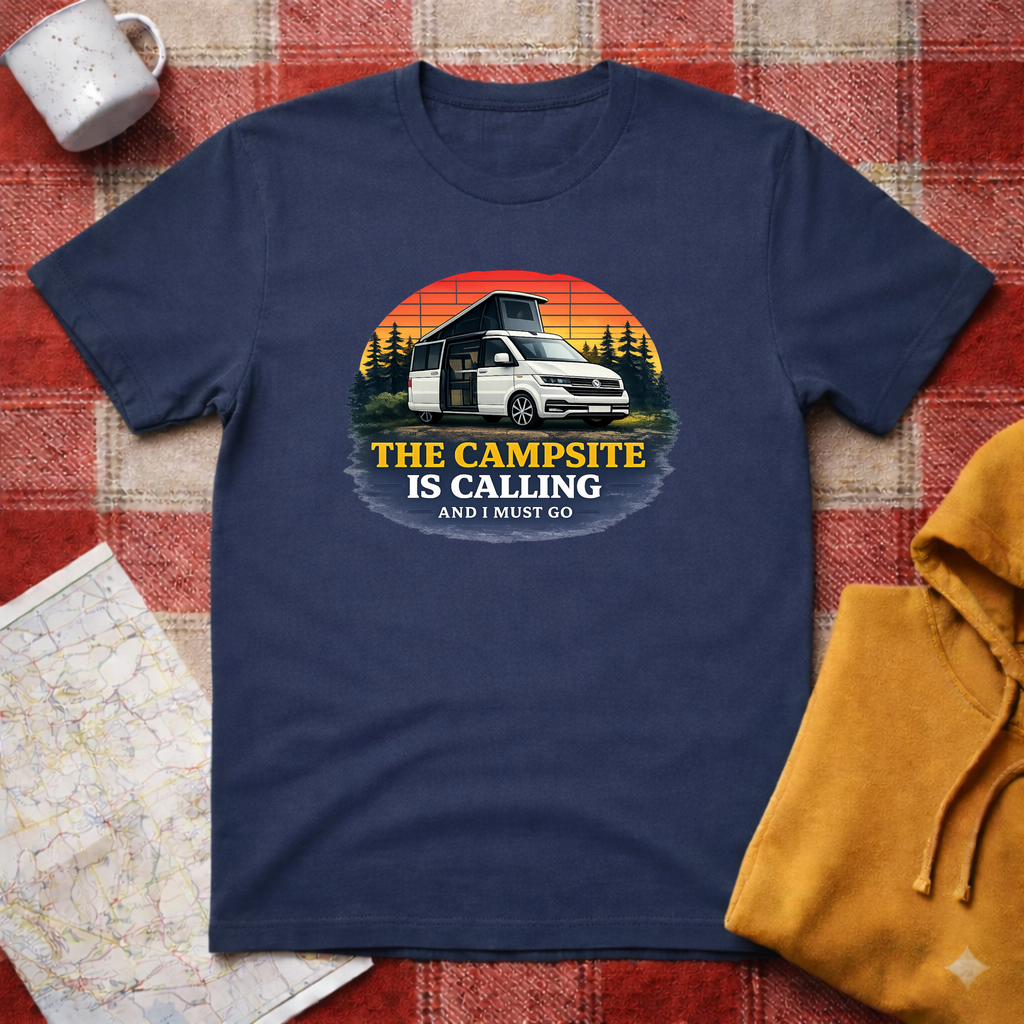 The Campsite Is Calling - T-Shirt