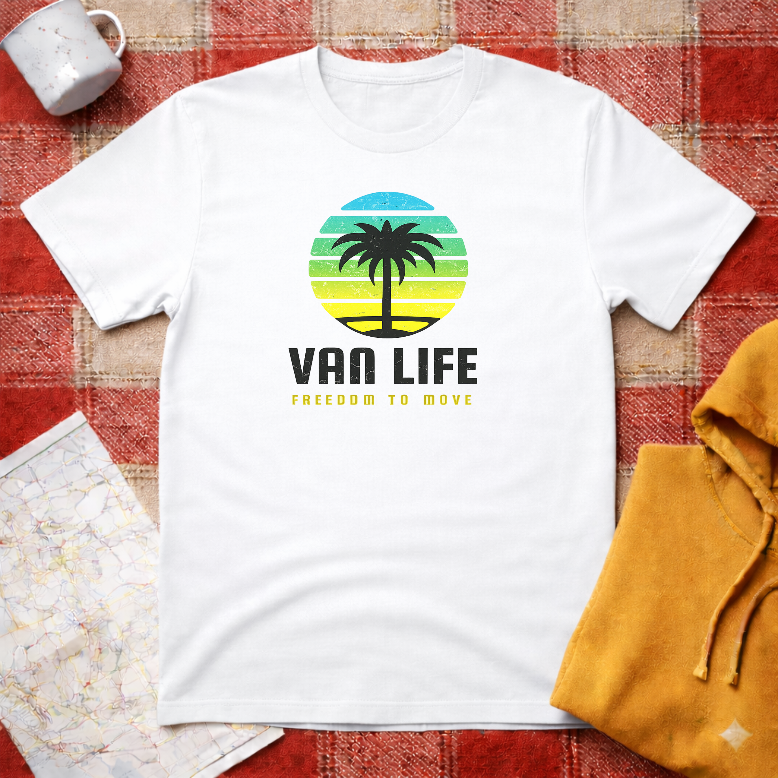 Van Life, Freedom To Move T-Shirt