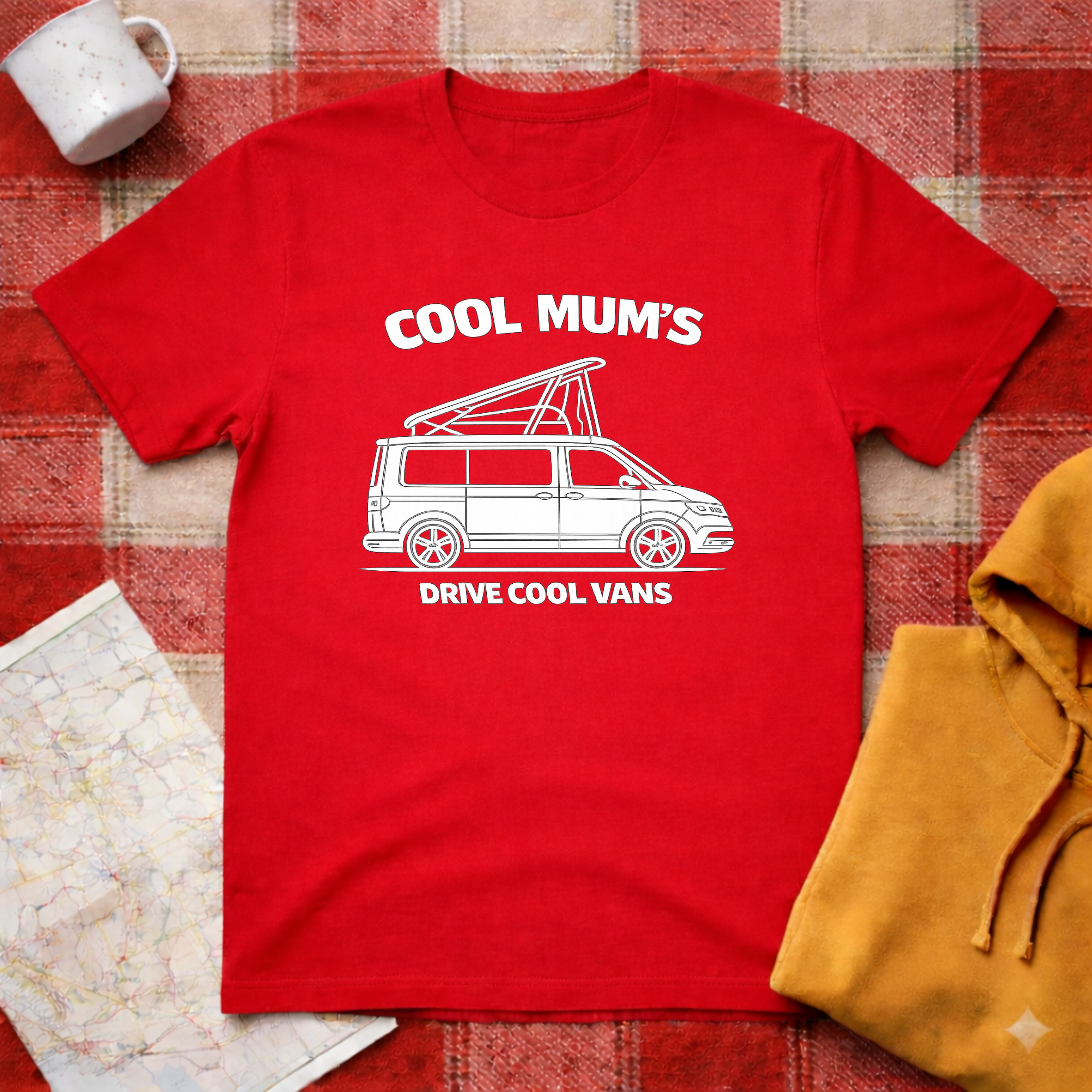 Cool Mums Drive Cool Vans- T-shirt