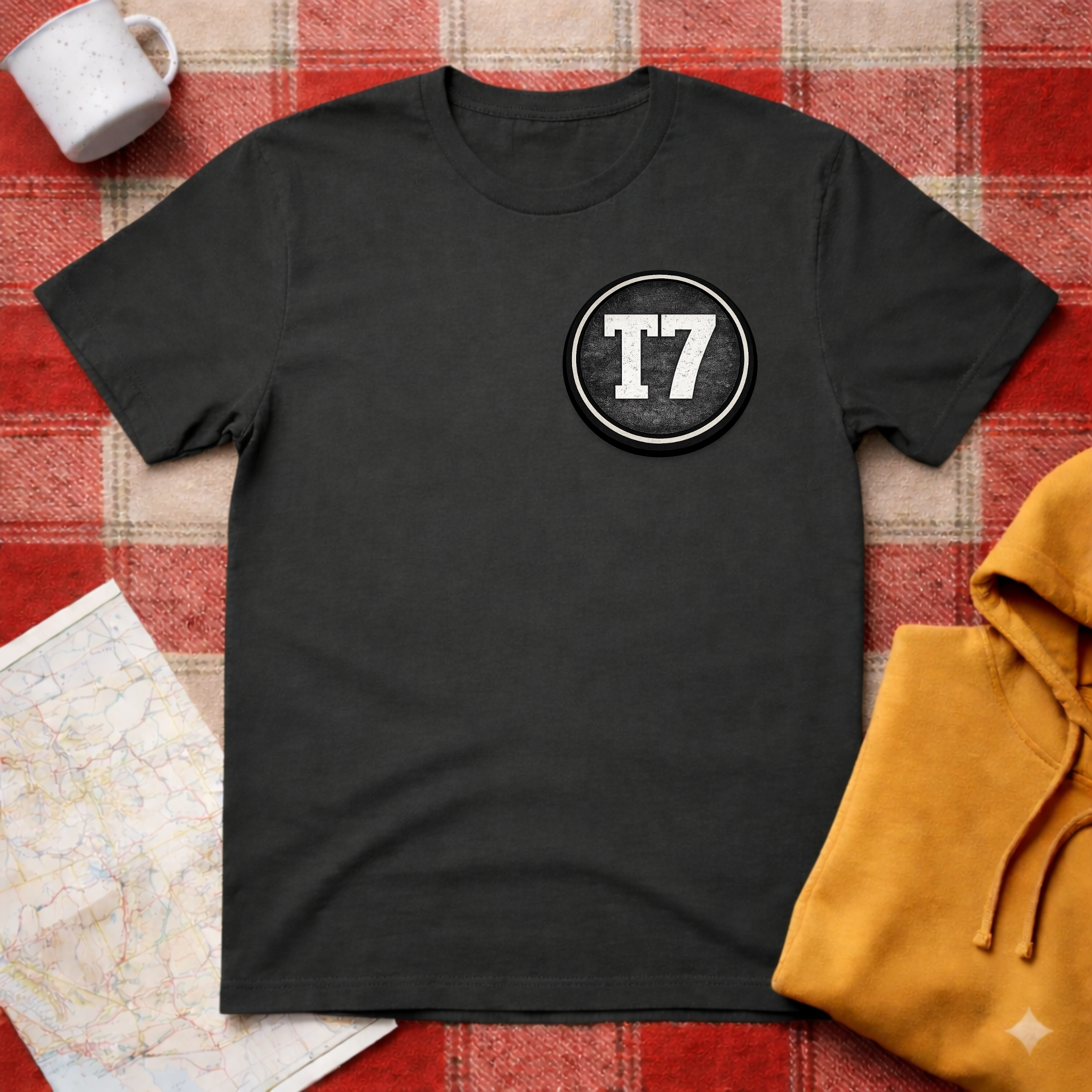 VW T7- Black Logo T-shirt