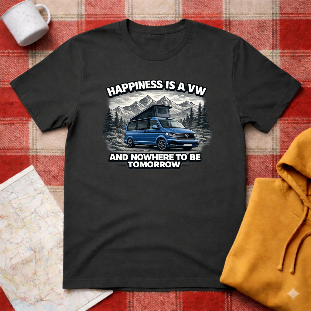 Happiness Is A VW - T-shirt