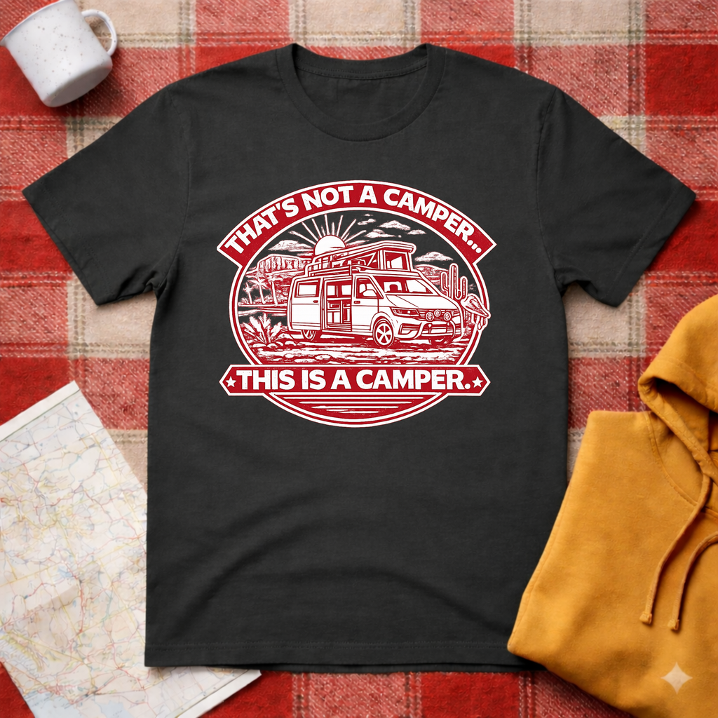 Crocodile Dundee- VW Camper- T-shirt