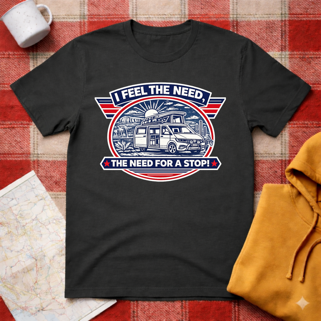 Top Gun VW Camper- T-shirt