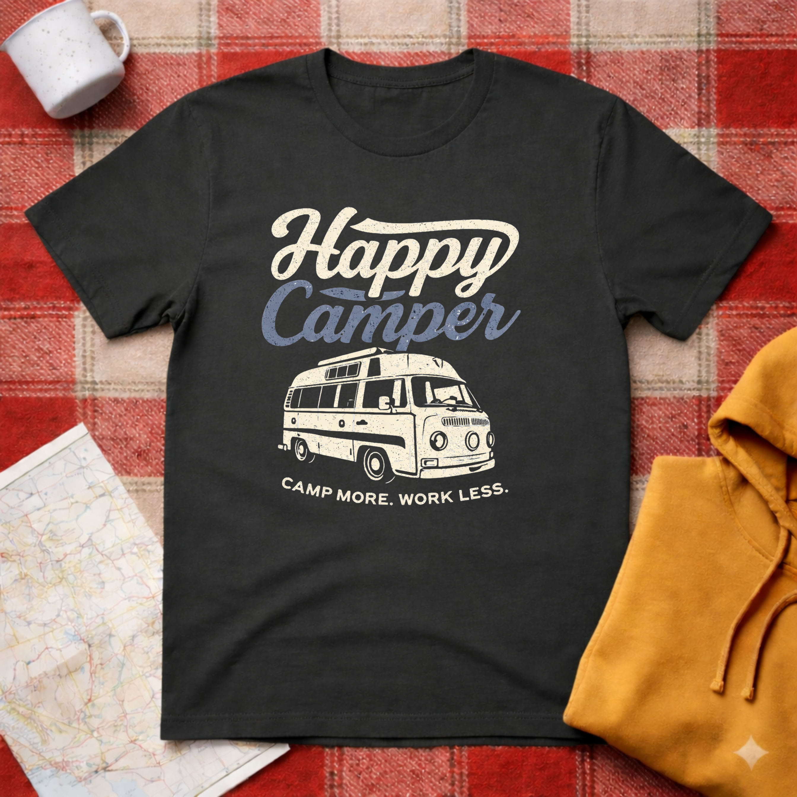 Happy Camper- T-shirt