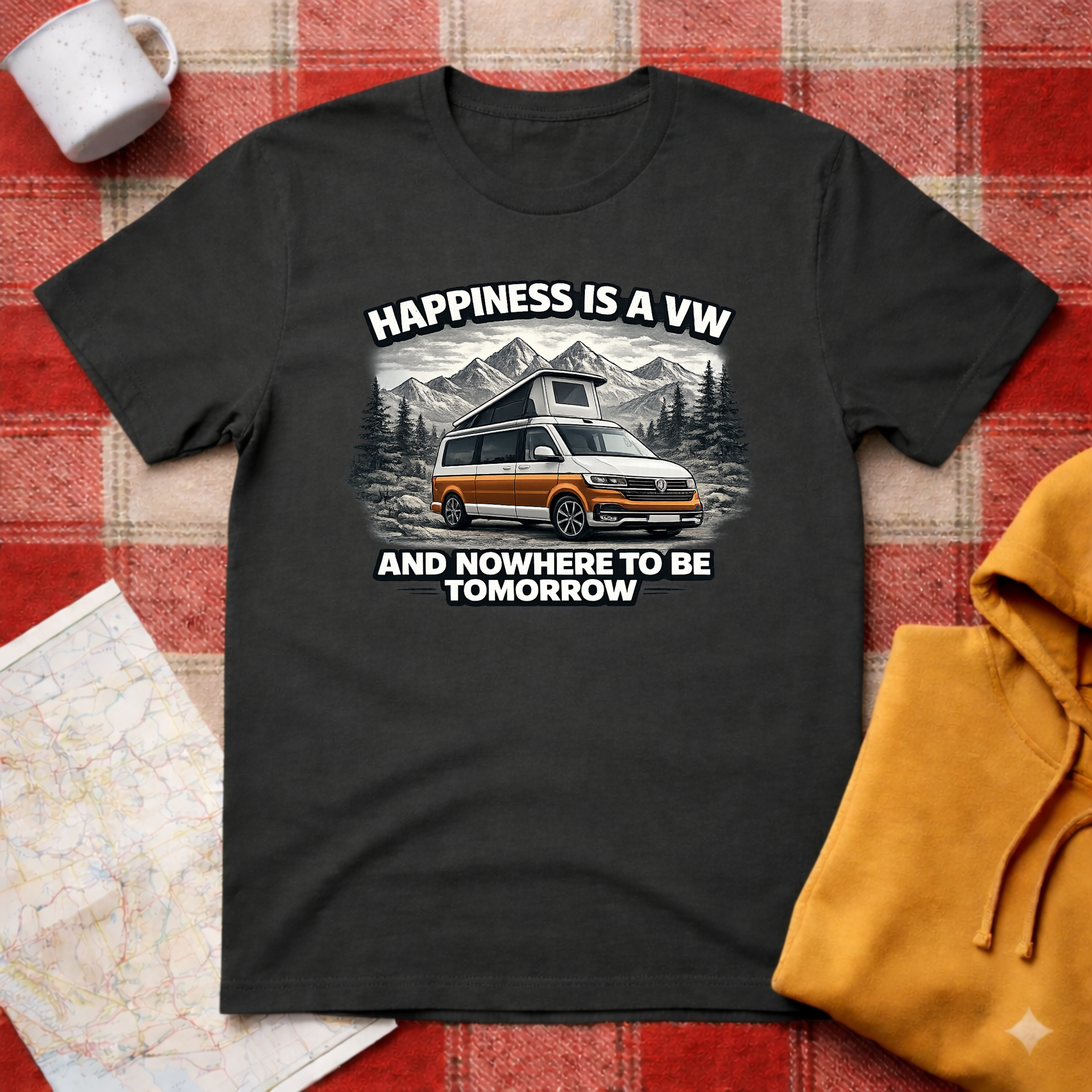 Happiness Is A VW - T-shirt