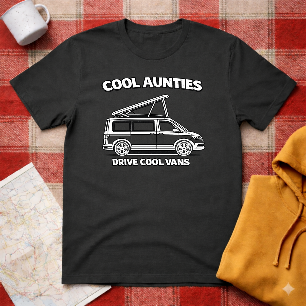 Cool Aunties, Drive Cool Vans- T-shirt