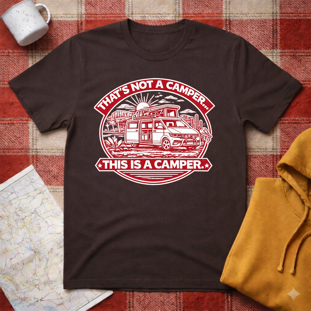 Crocodile Dundee- VW Camper- T-shirt