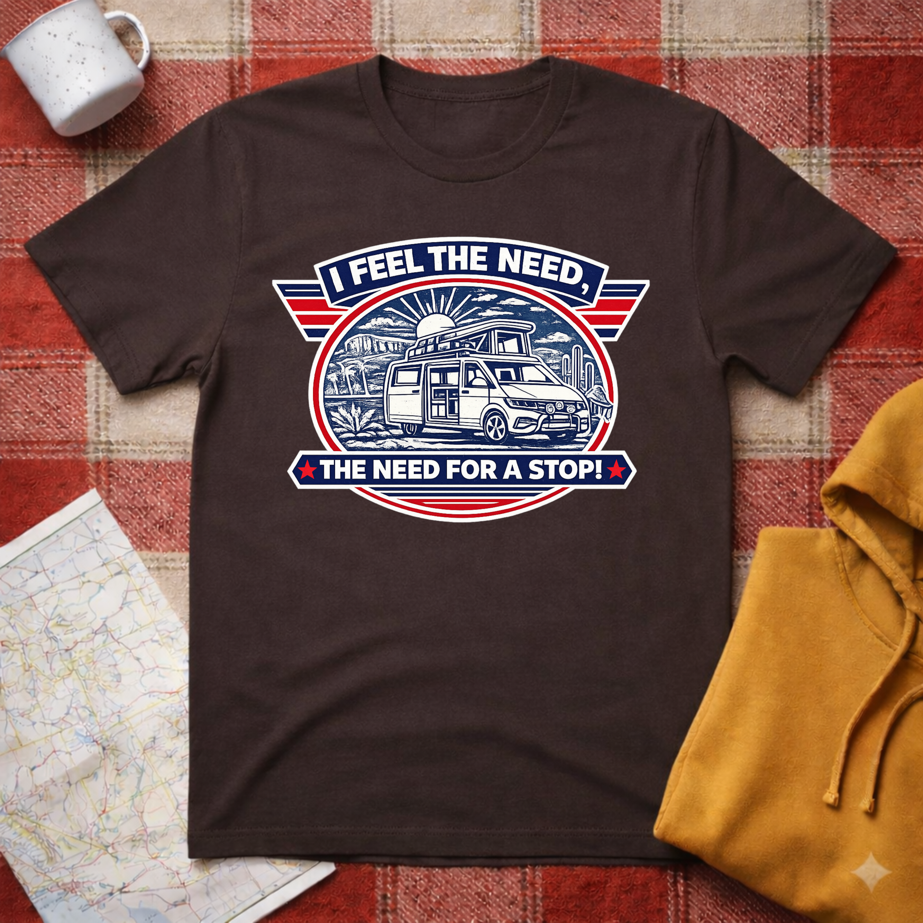 Top Gun VW Camper- T-shirt