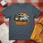 Married For Love, Camping For Peace-T-shirt