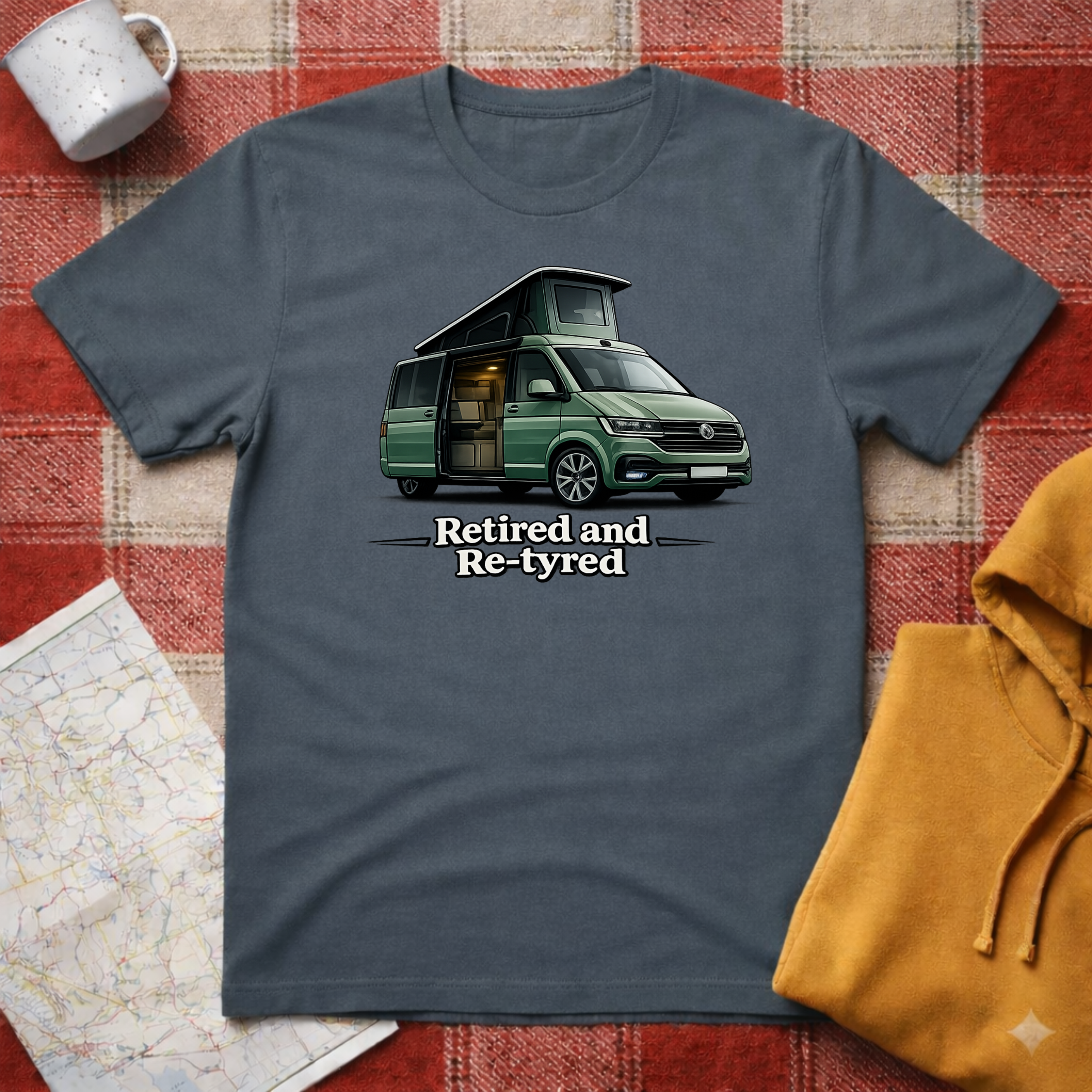 Retired And Re-tyred - T-shirt
