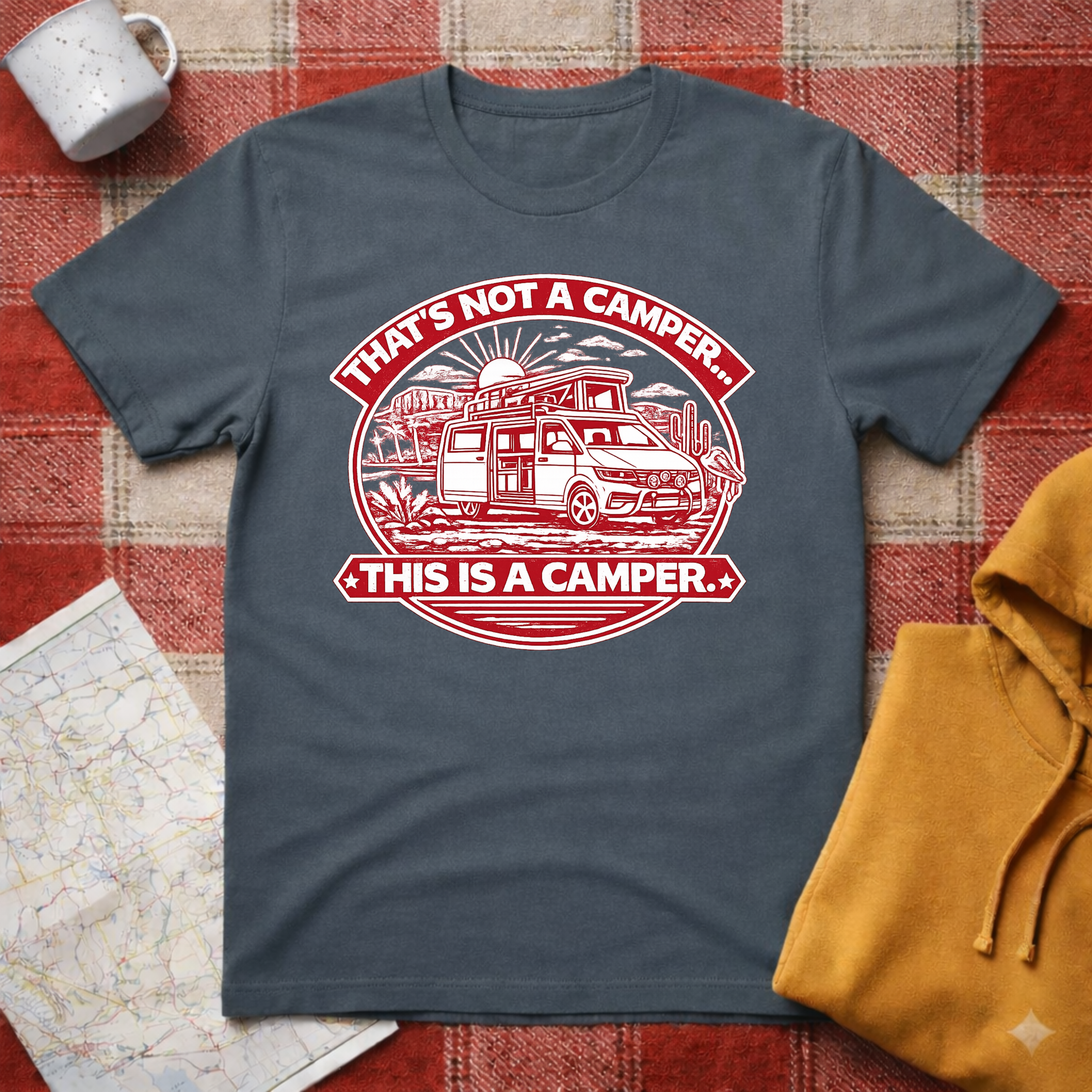 Crocodile Dundee- VW Camper- T-shirt