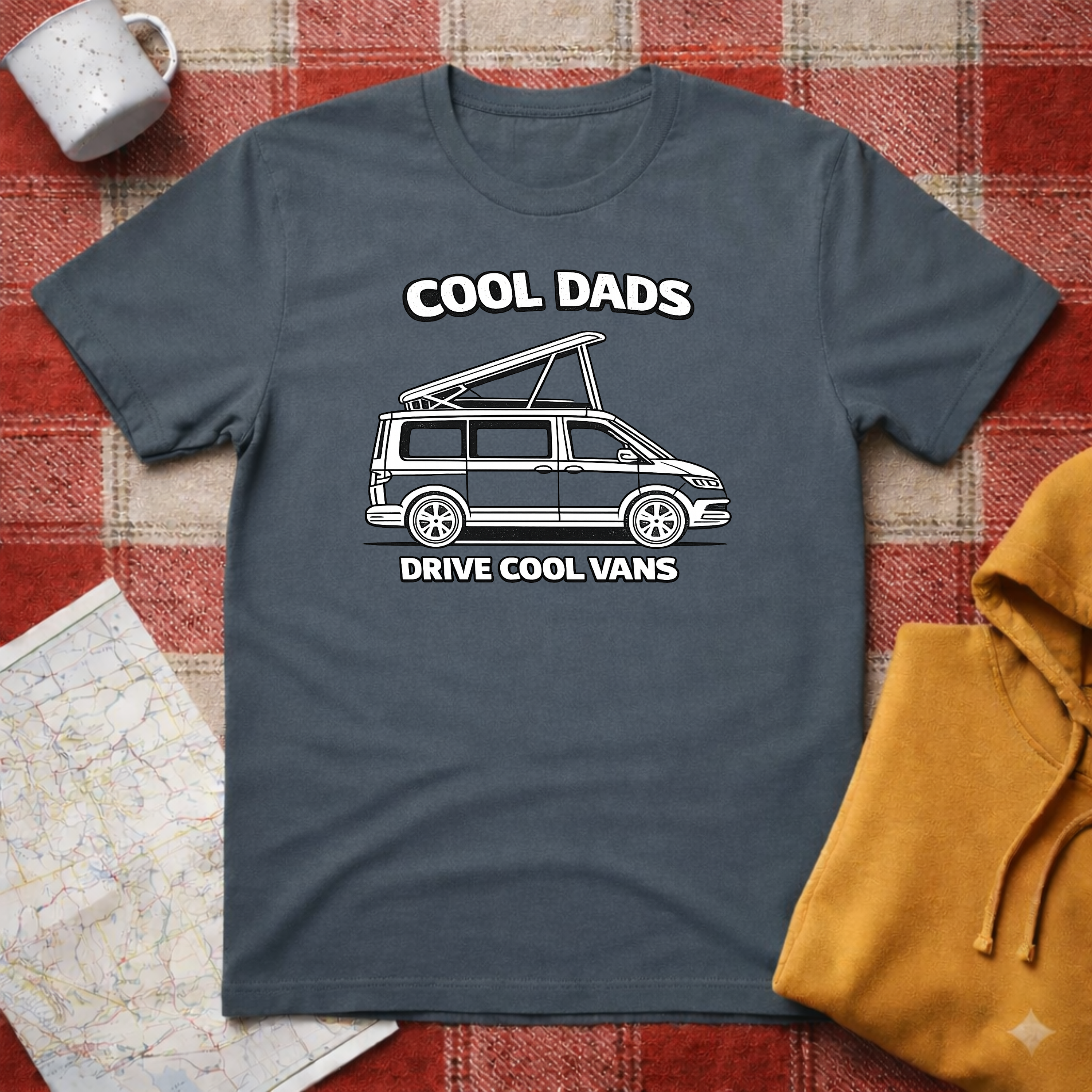 Cool Dads, Drive Cool Vans- T-shirt