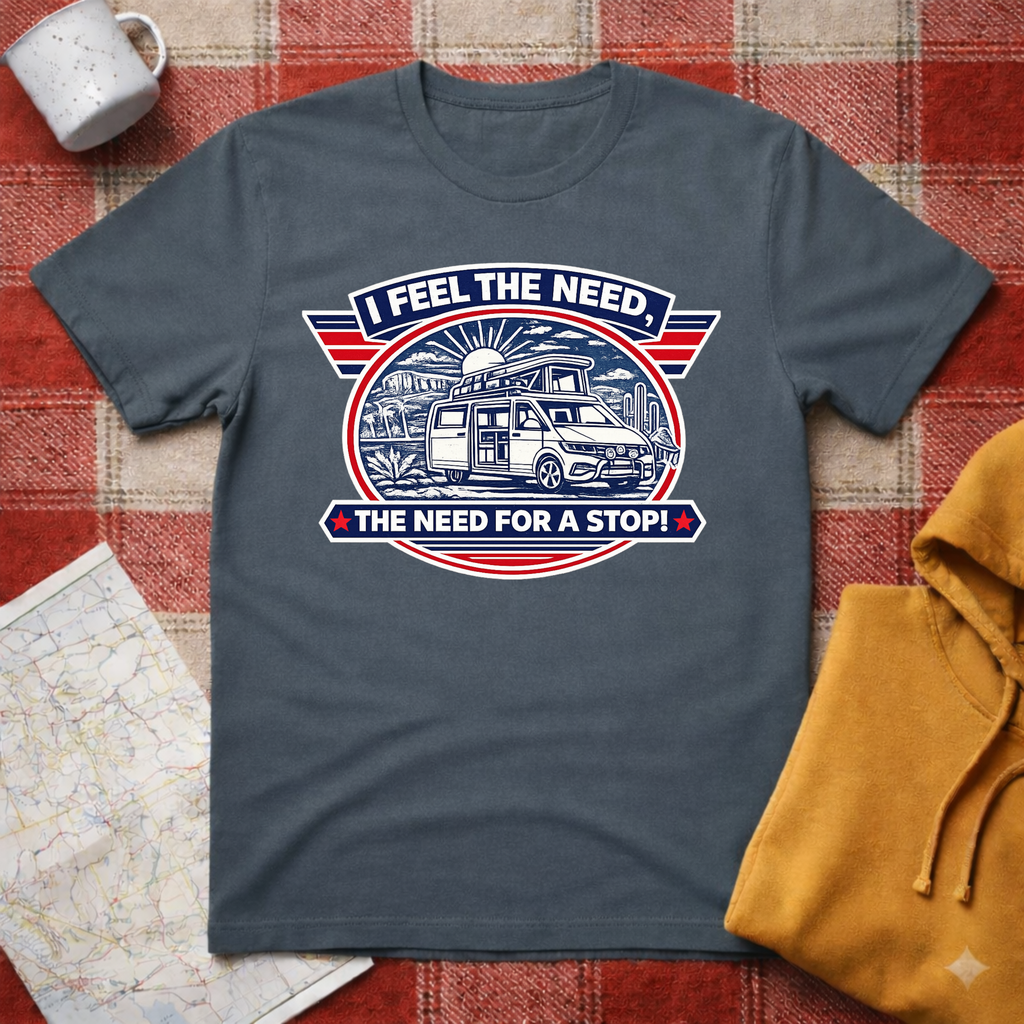 Top Gun VW Camper- T-shirt