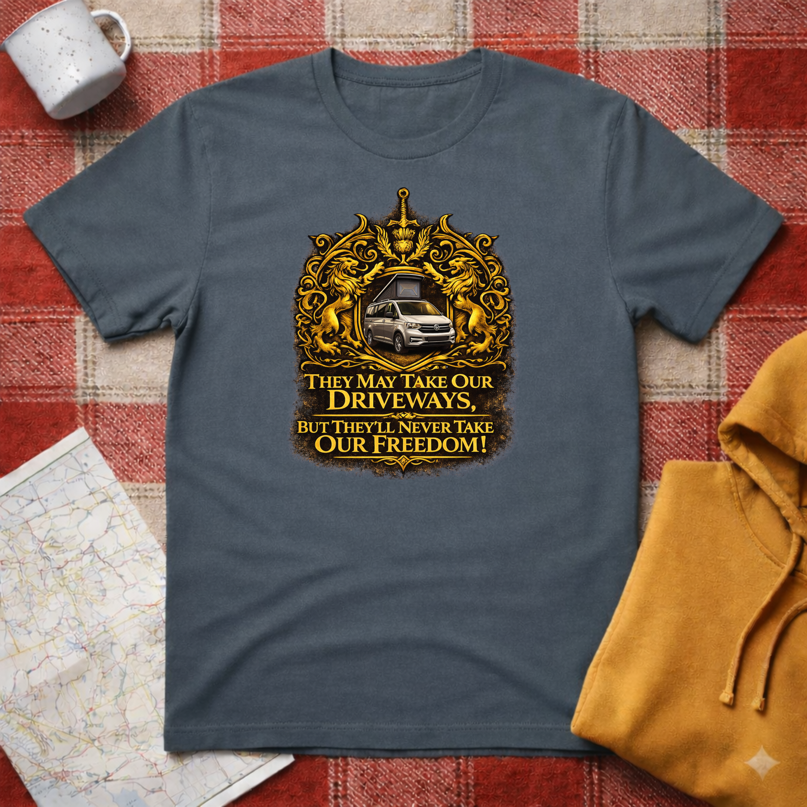 Braveheart VW Camper- T-shirt