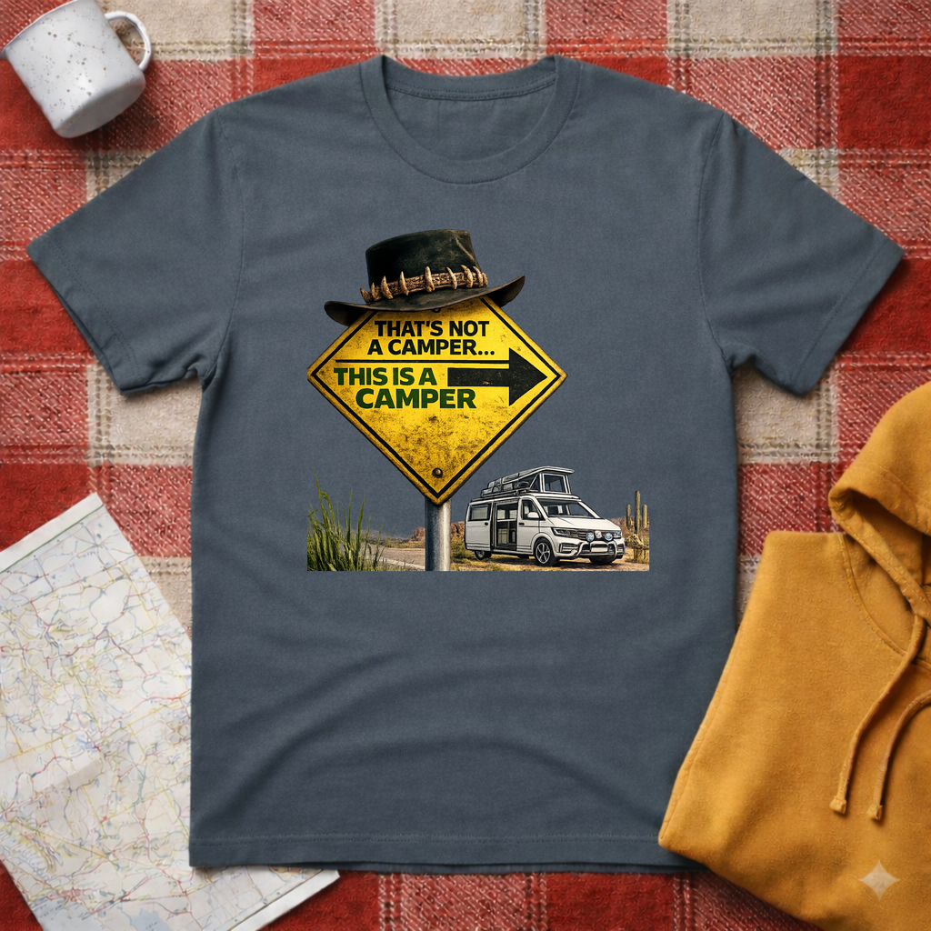 Crocodile Dundee VW Camper- T-shirt