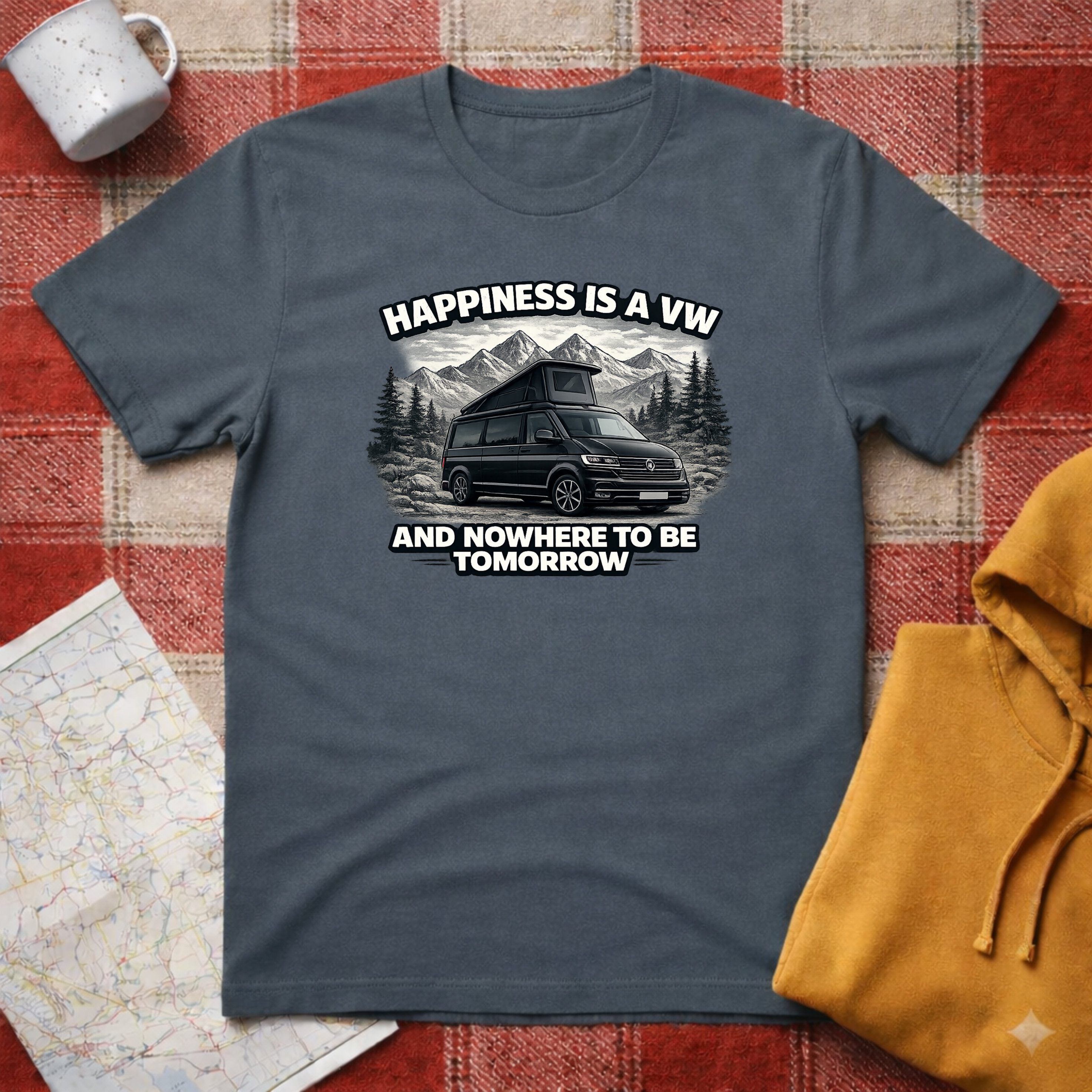 Happiness Is A VW - T-shirt