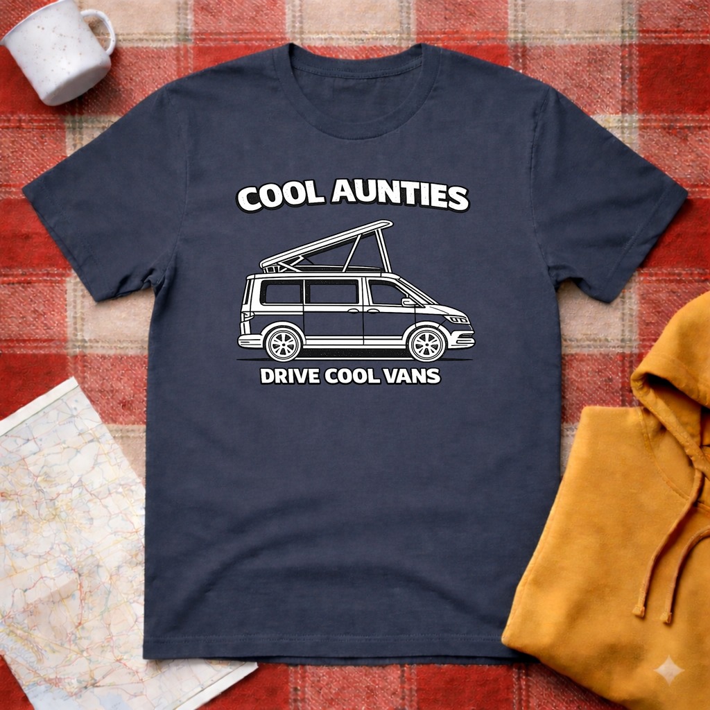 Cool Aunties, Drive Cool Vans- T-shirt