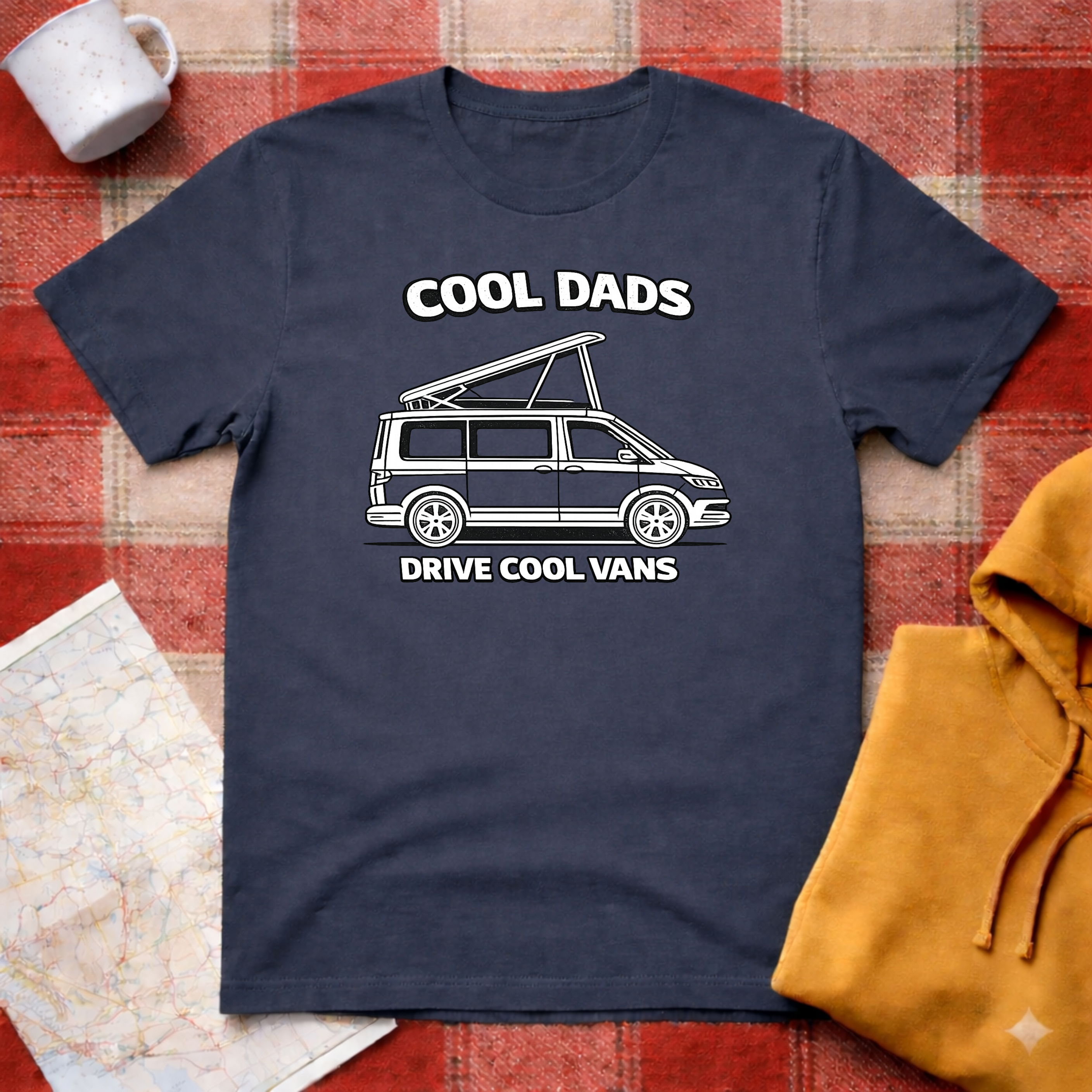 Cool Dads, Drive Cool Vans- T-shirt
