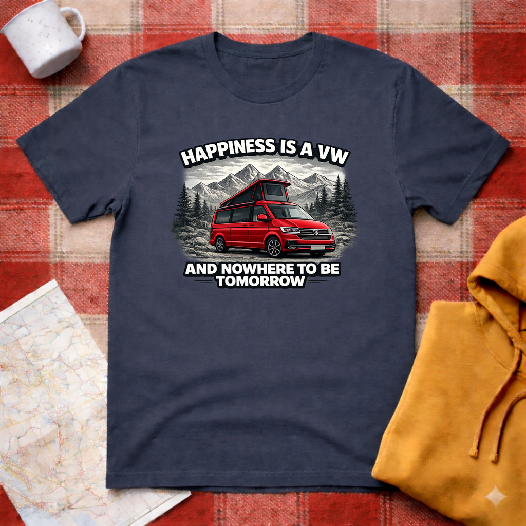Happiness Is A VW- T-shirt