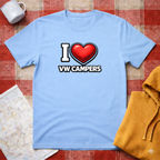 I Heart VW Campers - T-Shirt