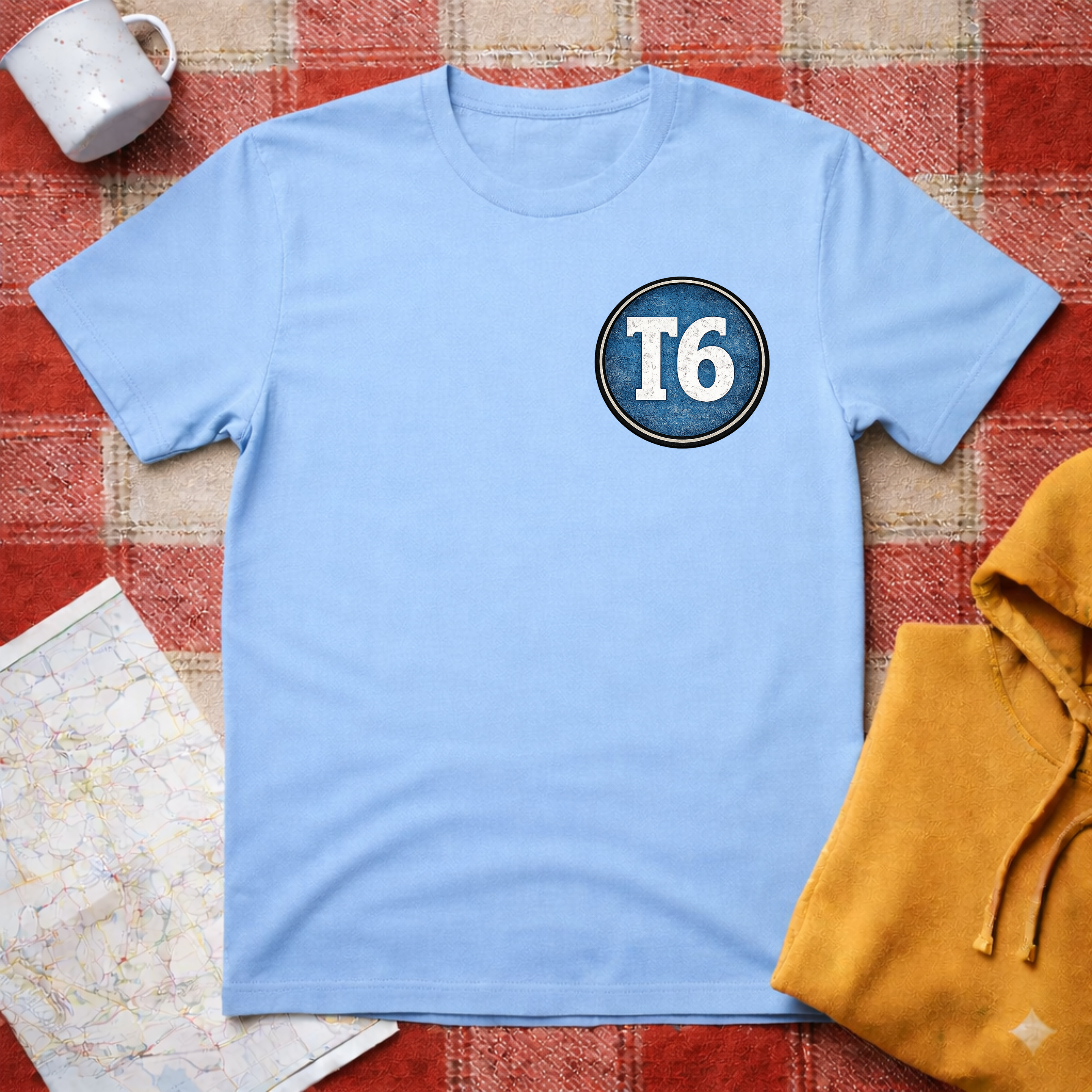 VW T6 T-Shirt- Blue Logo