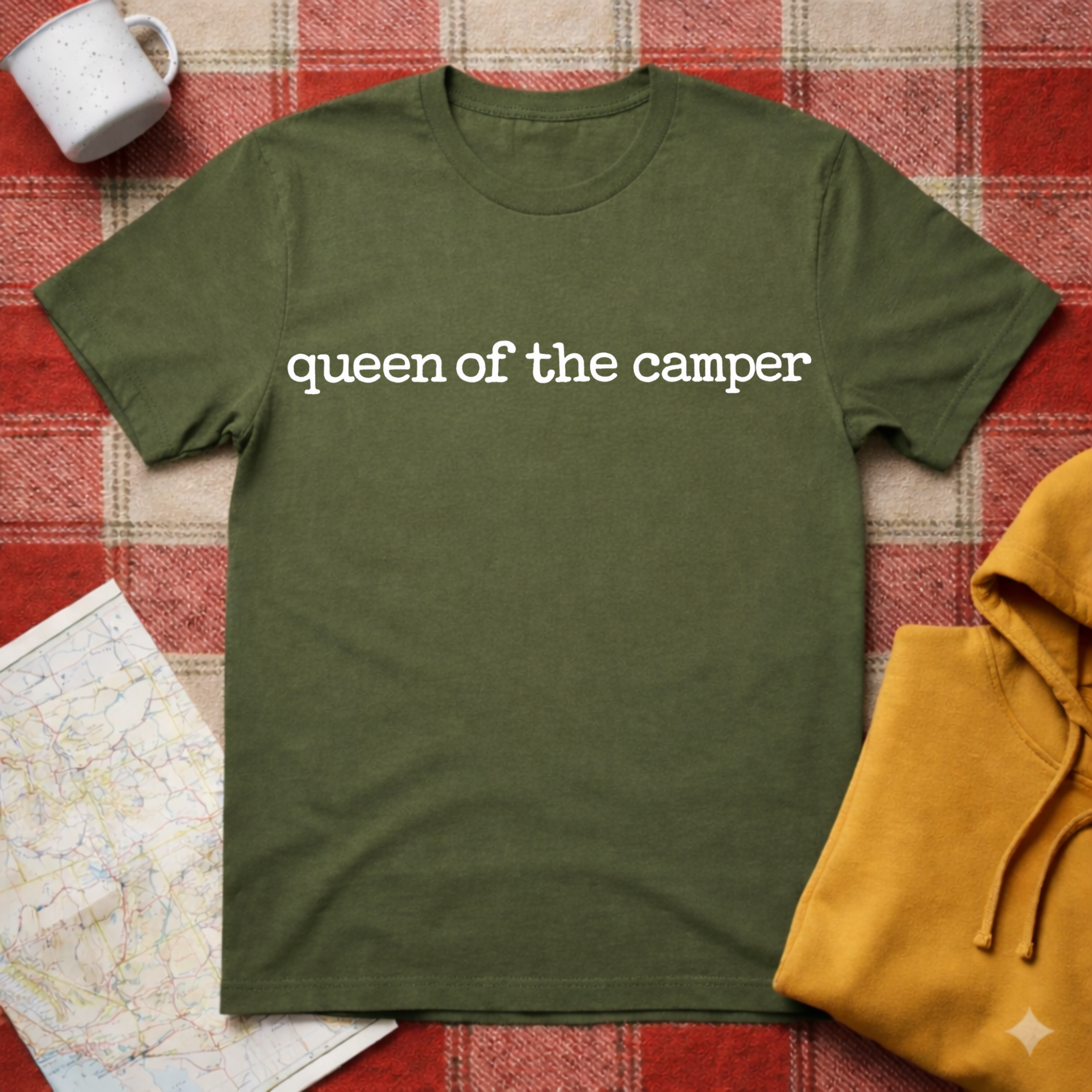 Queen Of The Camper- T-shirt