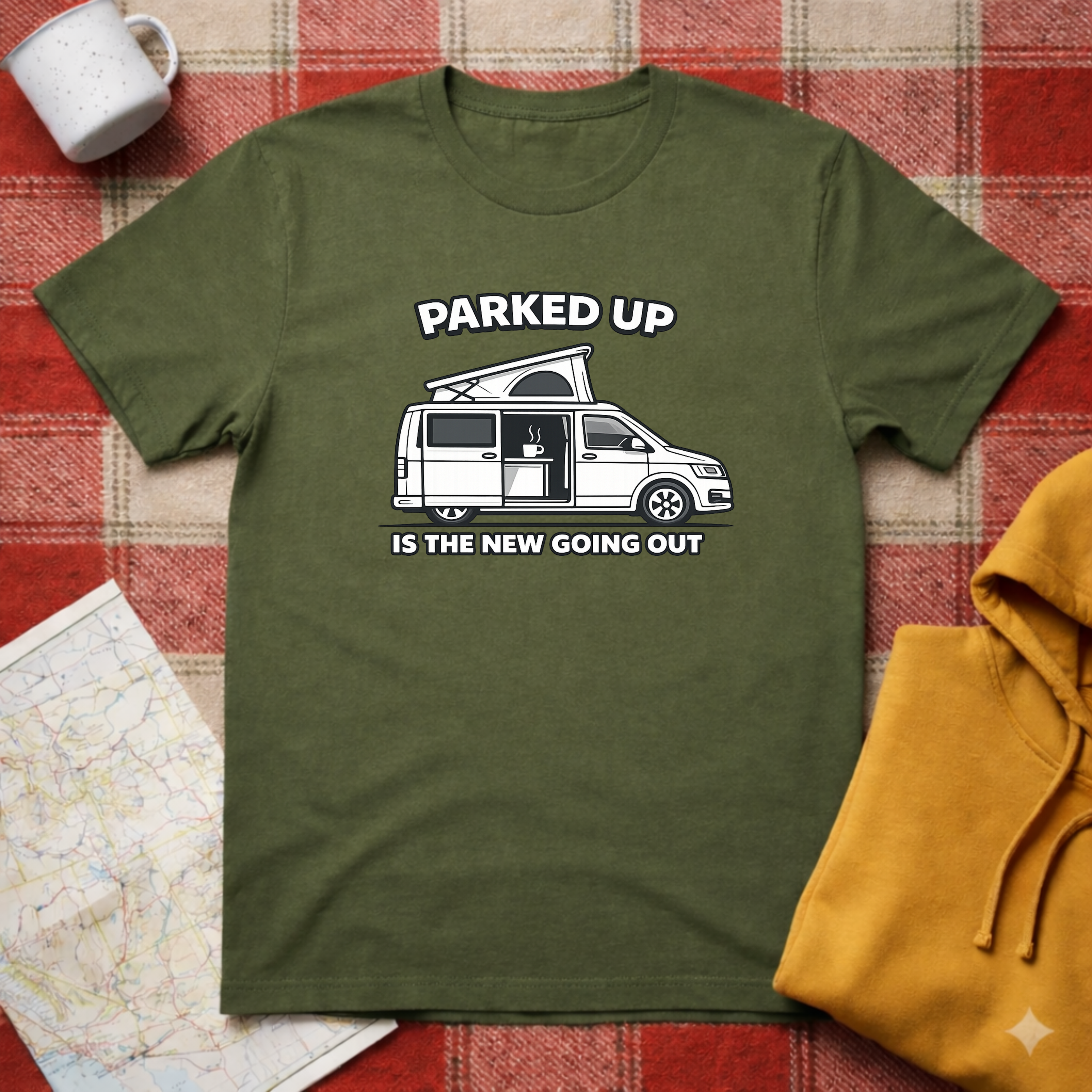 Parked Up Is The New Going Out -T-shirt