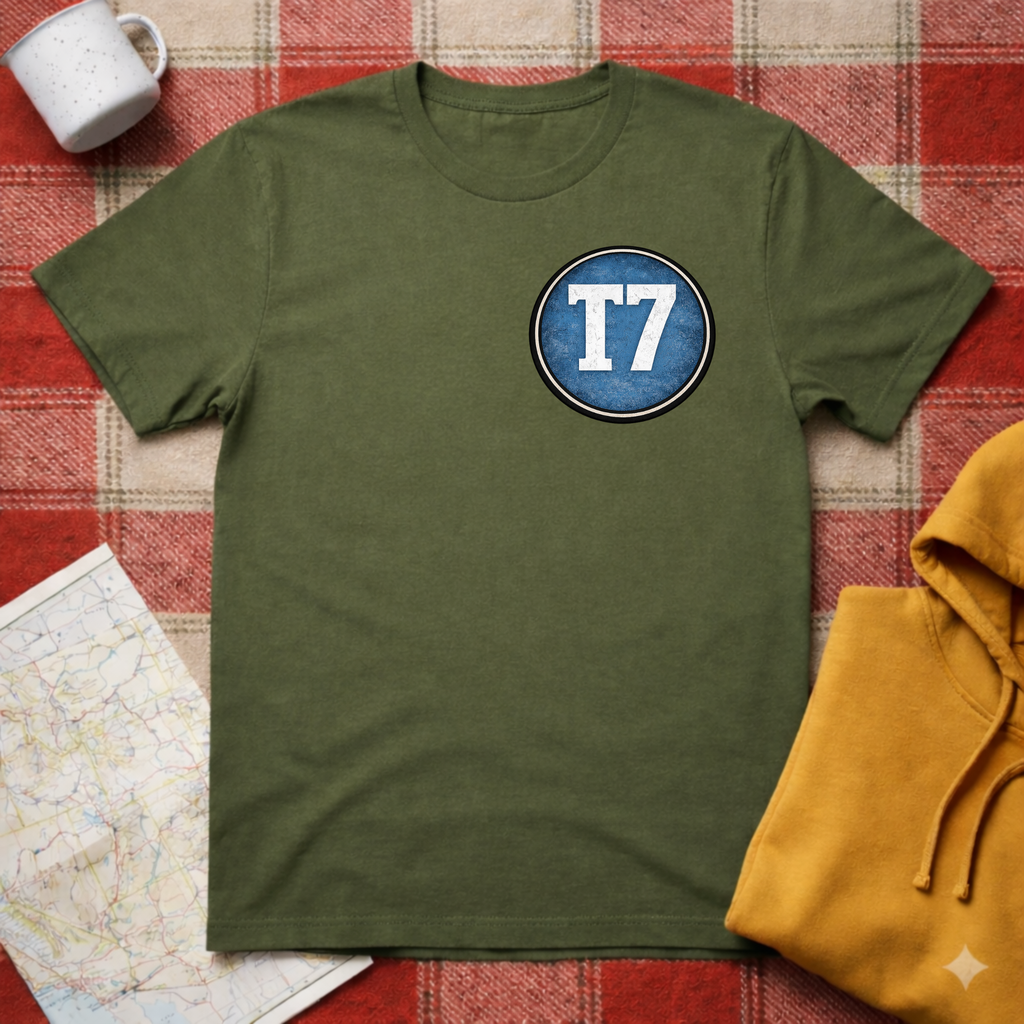 VW T7- Green Logo-T-shirt