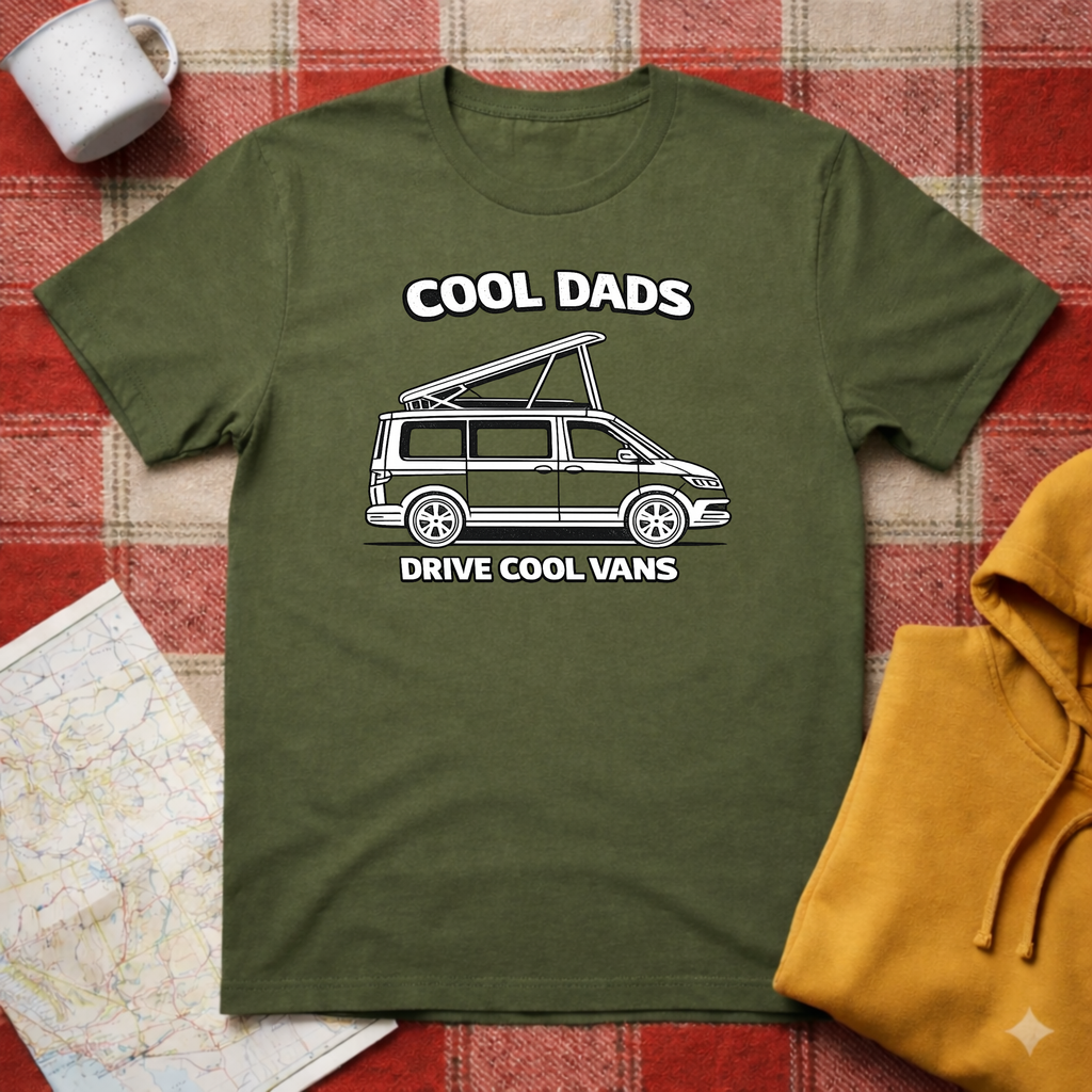 Cool Dads, Drive Cool Vans- T-shirt