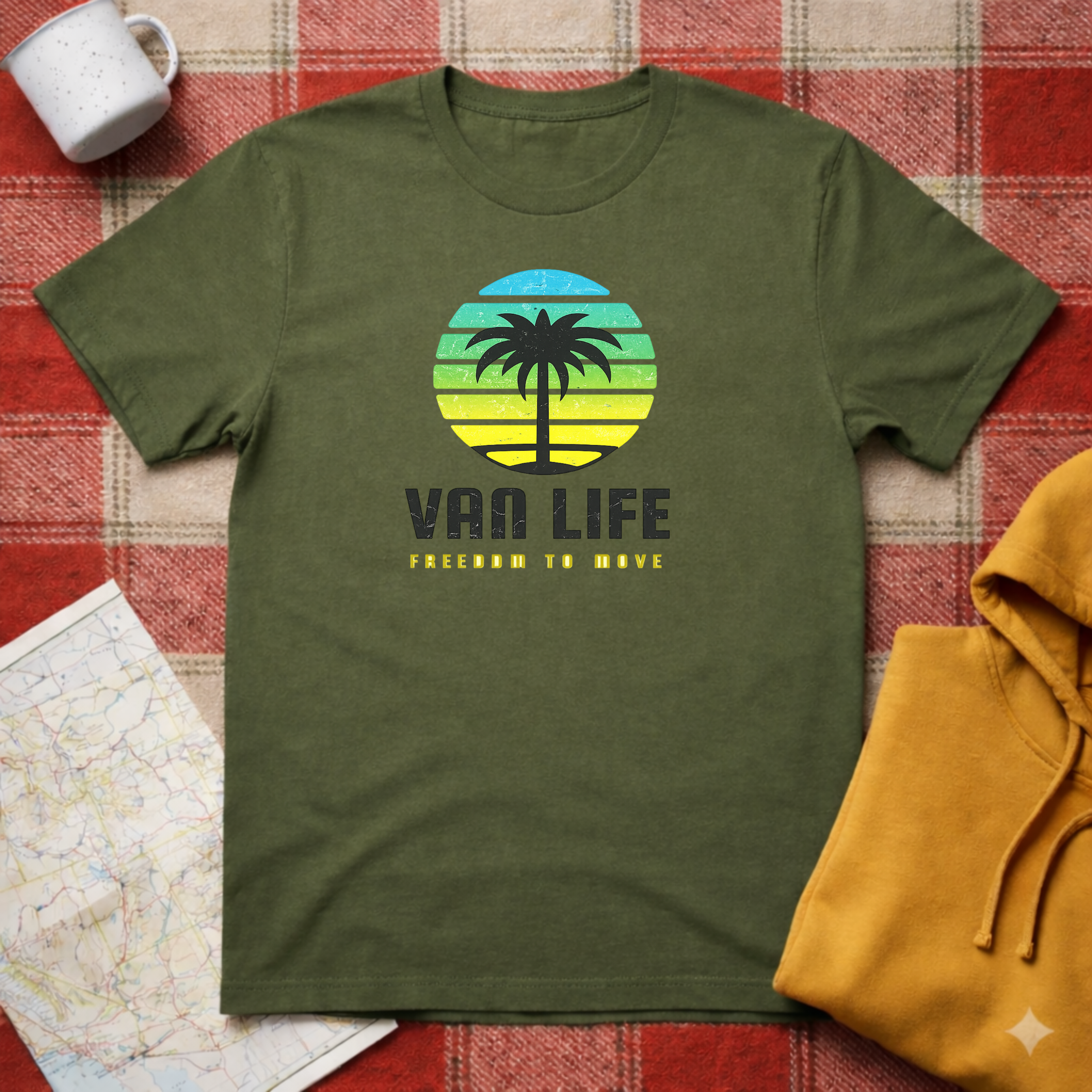 Van Life, Freedom To Move T-Shirt