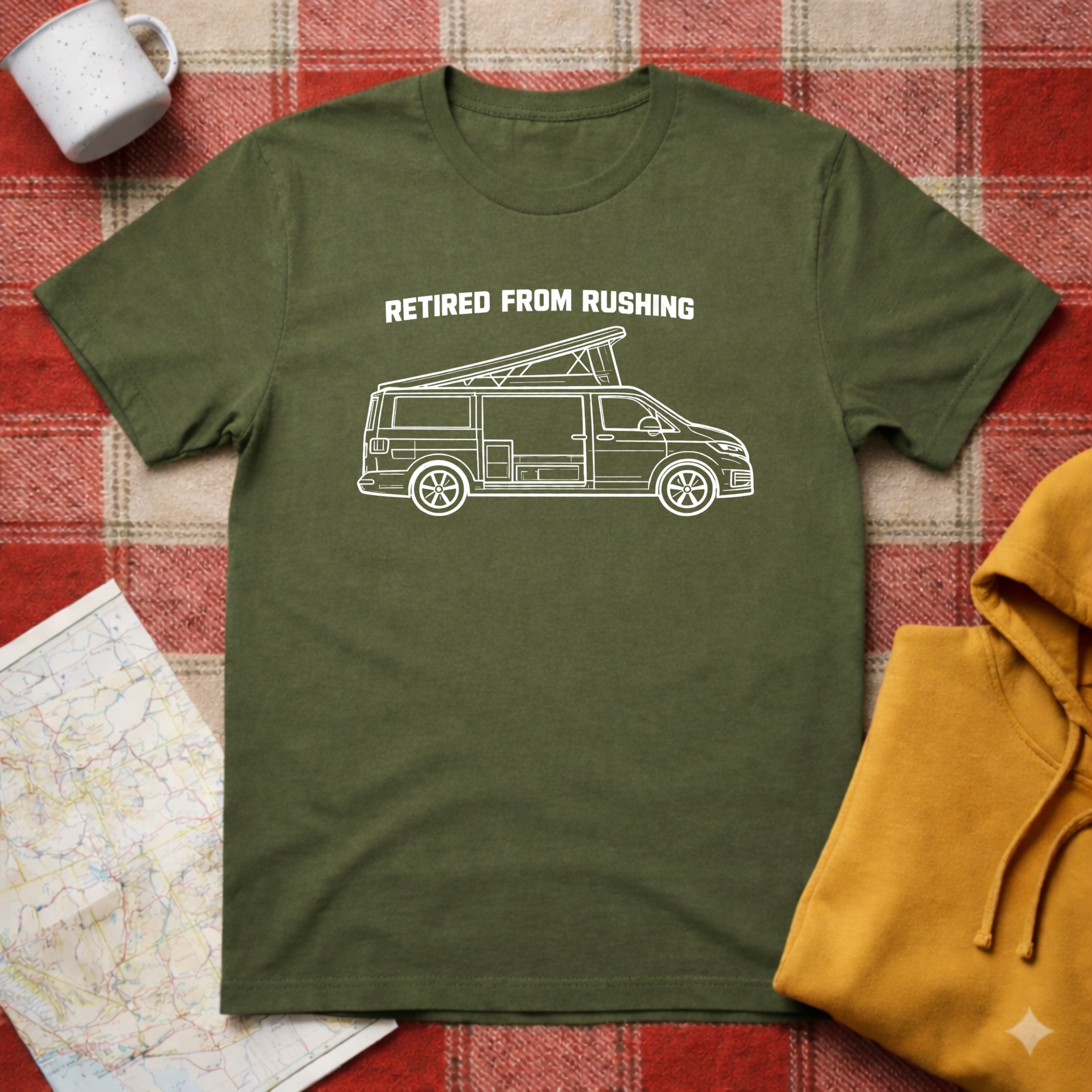 Retired From Rushing- T-shirt