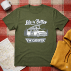 Life Is Better In A VW Camper- T-shirt
