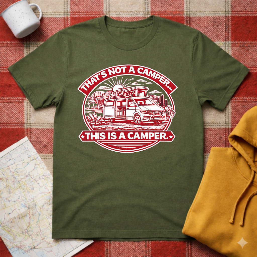Crocodile Dundee- VW Camper- T-shirt